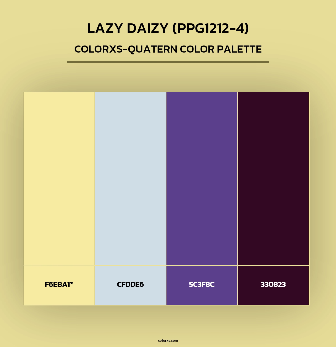 Lazy Daizy (PPG1212-4) - Colorxs Quad Palette