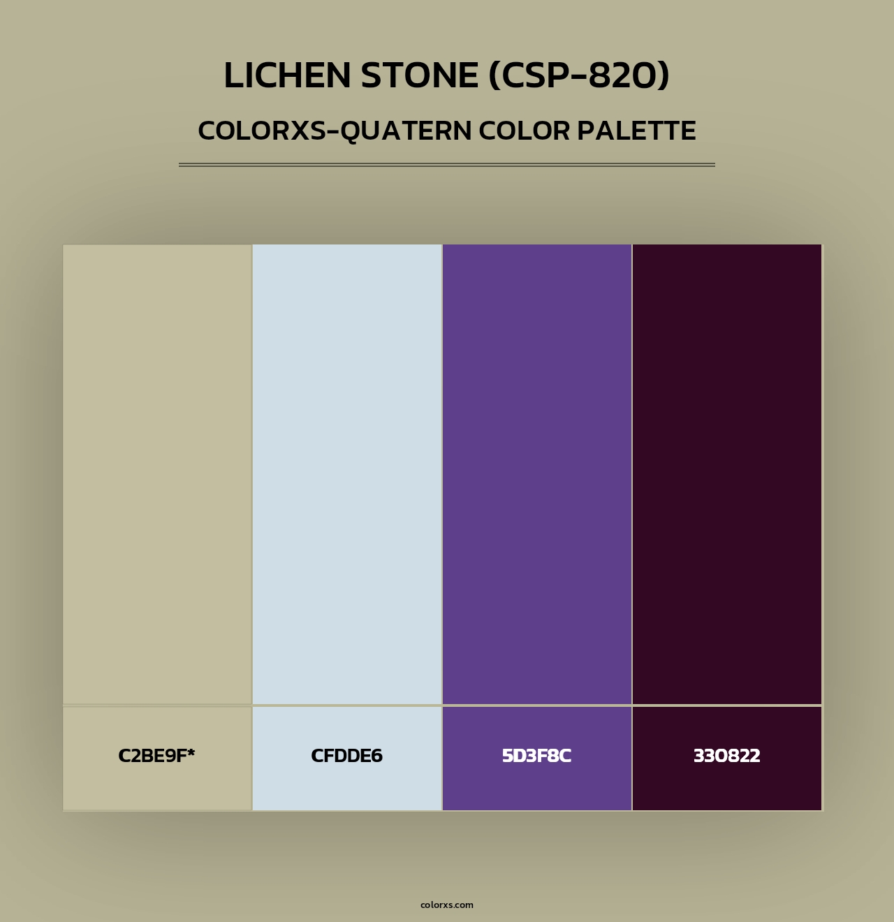 Lichen Stone (CSP-820) - Colorxs Quad Palette