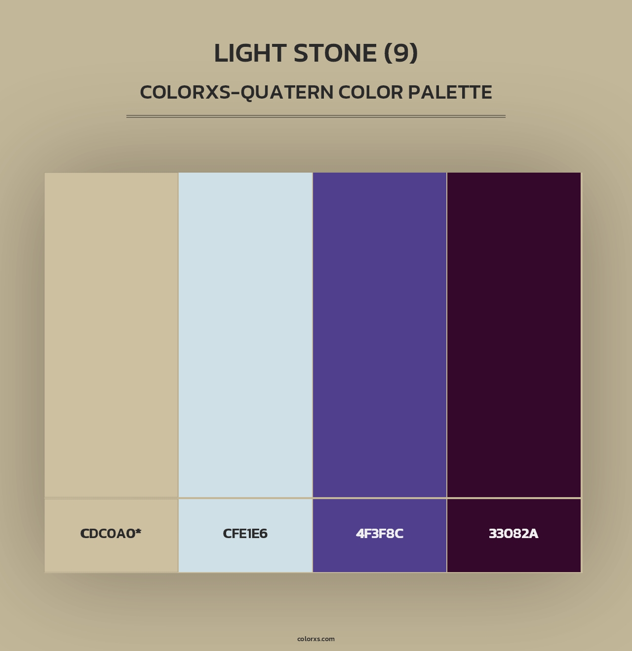 Light Stone (9) - Colorxs Quad Palette