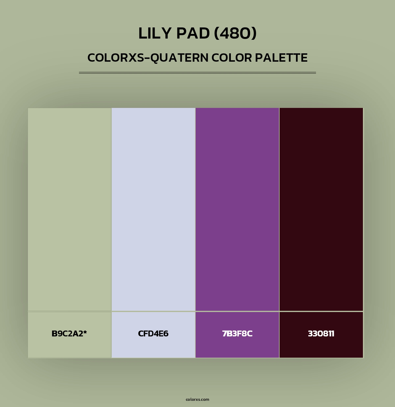 Lily Pad (480) - Colorxs Quad Palette