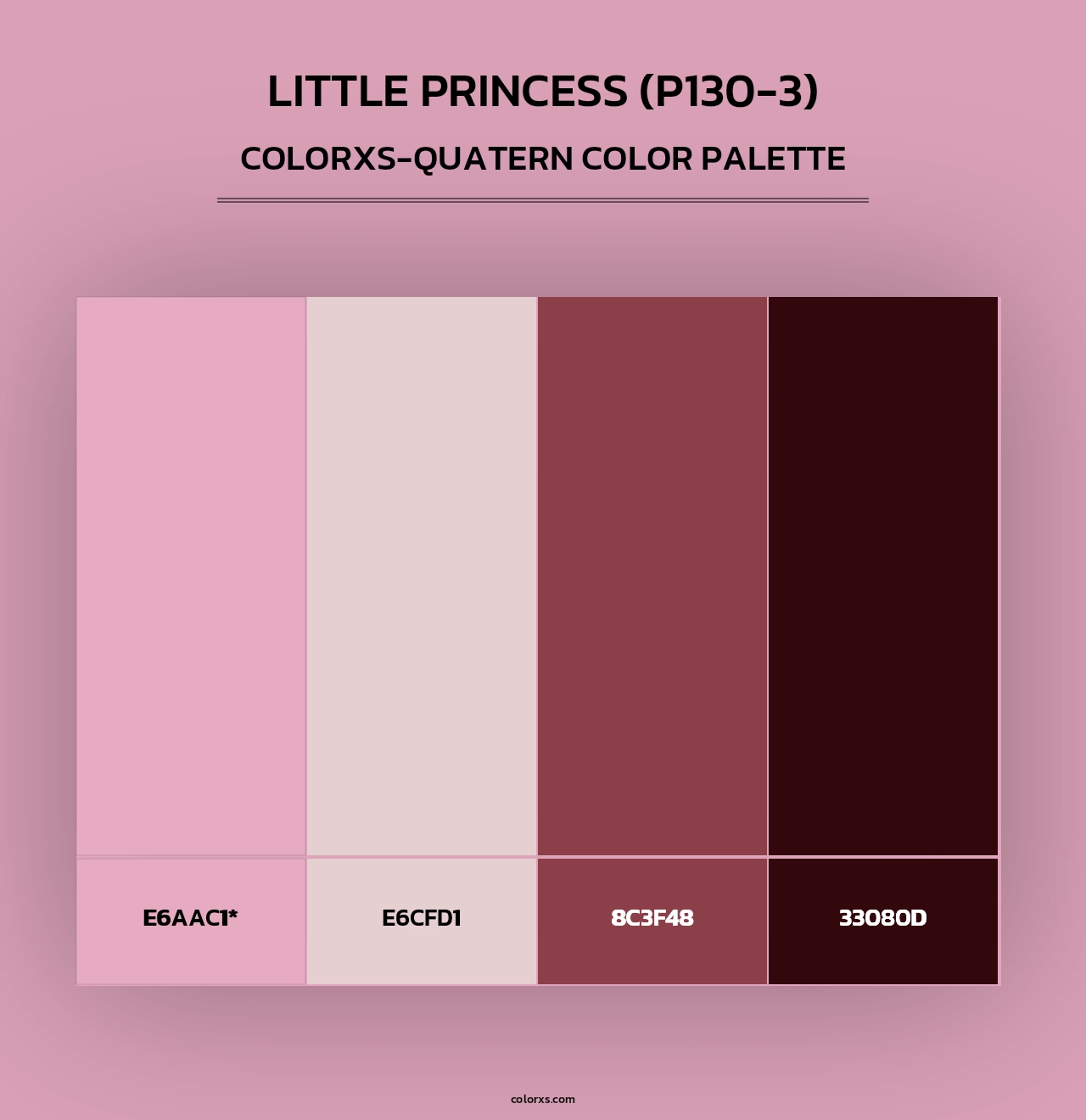 Little Princess (P130-3) - Colorxs Quad Palette