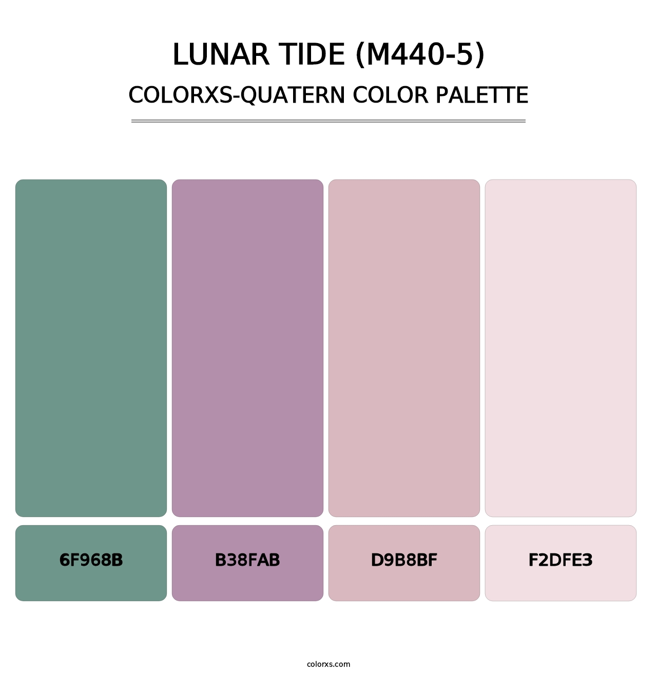 Lunar Tide (M440-5) - Colorxs Quatern Palette