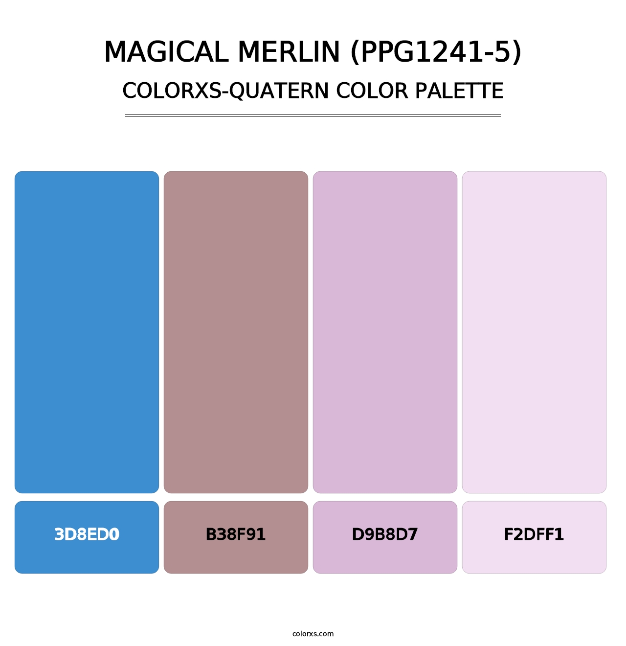 Magical Merlin (PPG1241-5) - Colorxs Quatern Palette