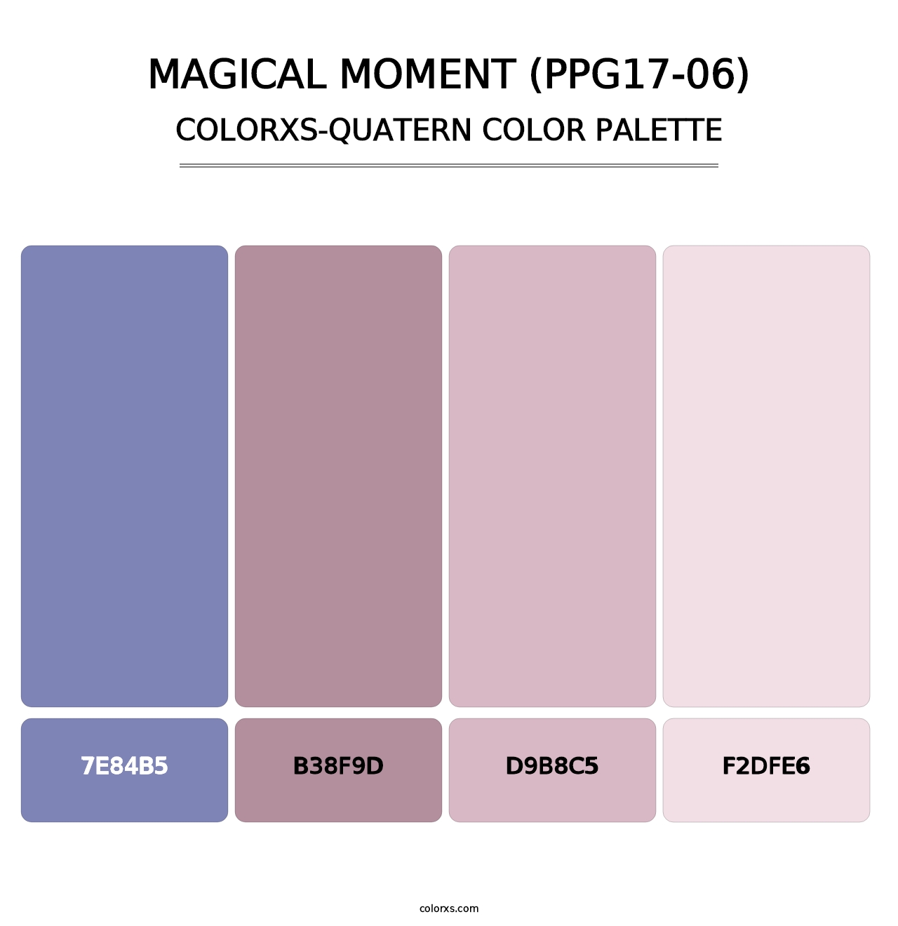 Magical Moment (PPG17-06) - Colorxs Quatern Palette