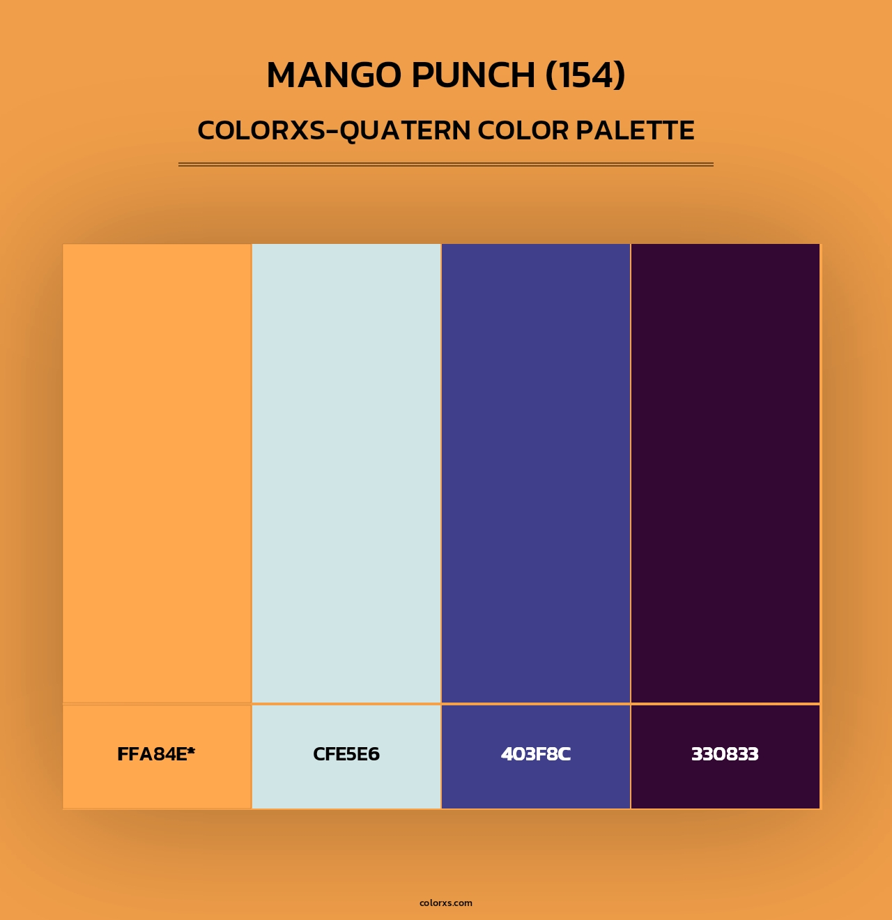 Mango Punch (154) - Colorxs Quad Palette
