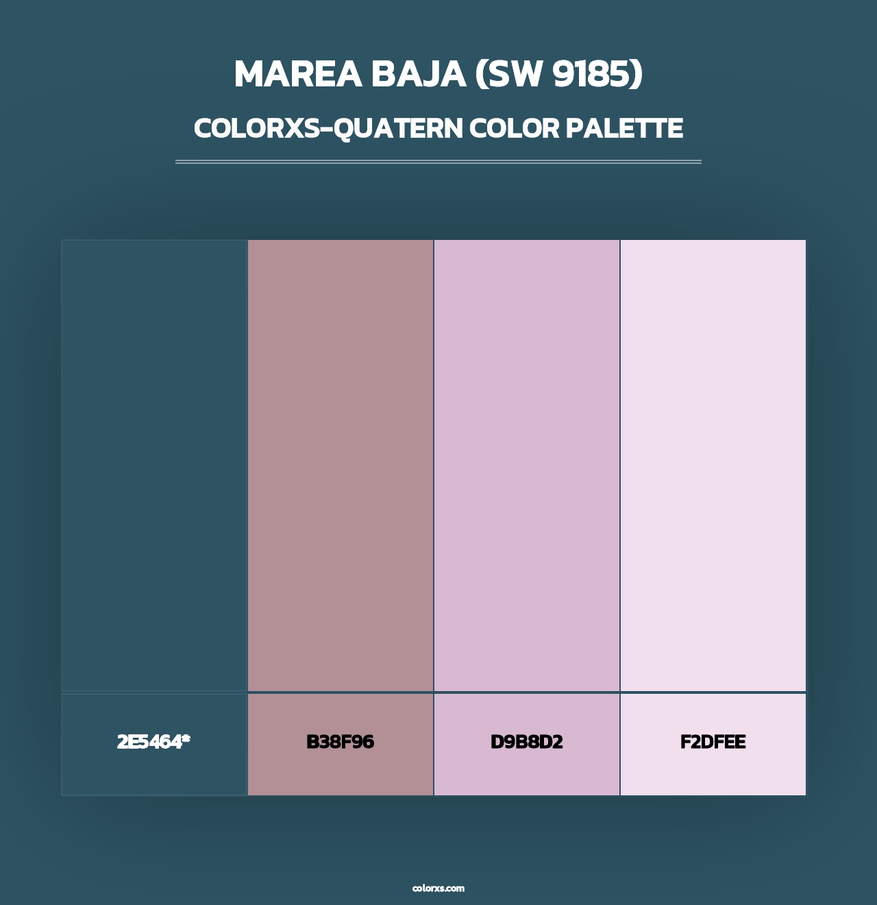 Marea Baja (SW 9185) - Colorxs Quad Palette
