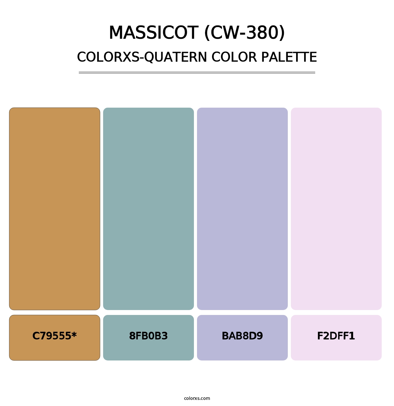 Massicot (CW-380) - Colorxs Quatern Palette
