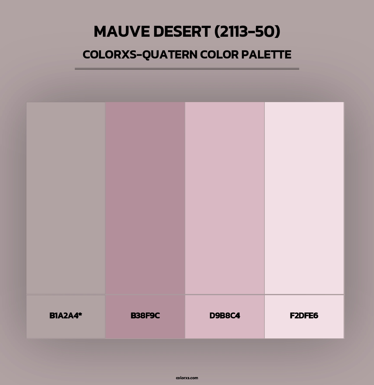 Mauve Desert (2113-50) - Colorxs Quad Palette