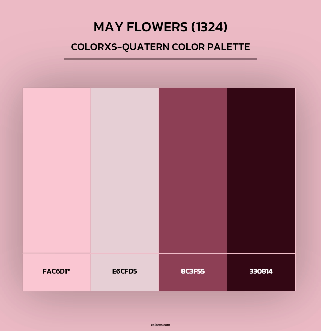 May Flowers (1324) - Colorxs Quad Palette
