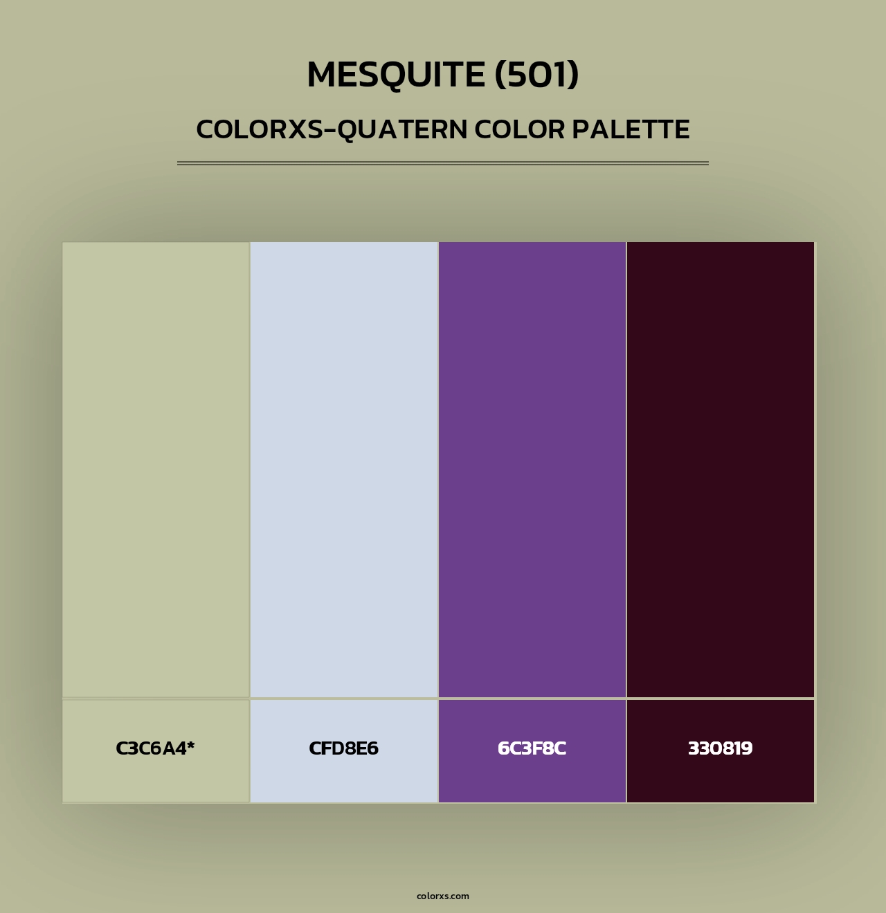 Mesquite (501) - Colorxs Quad Palette