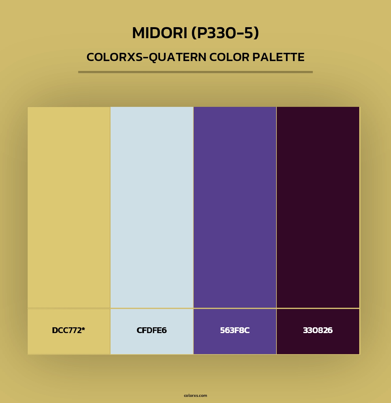 Midori (P330-5) - Colorxs Quad Palette