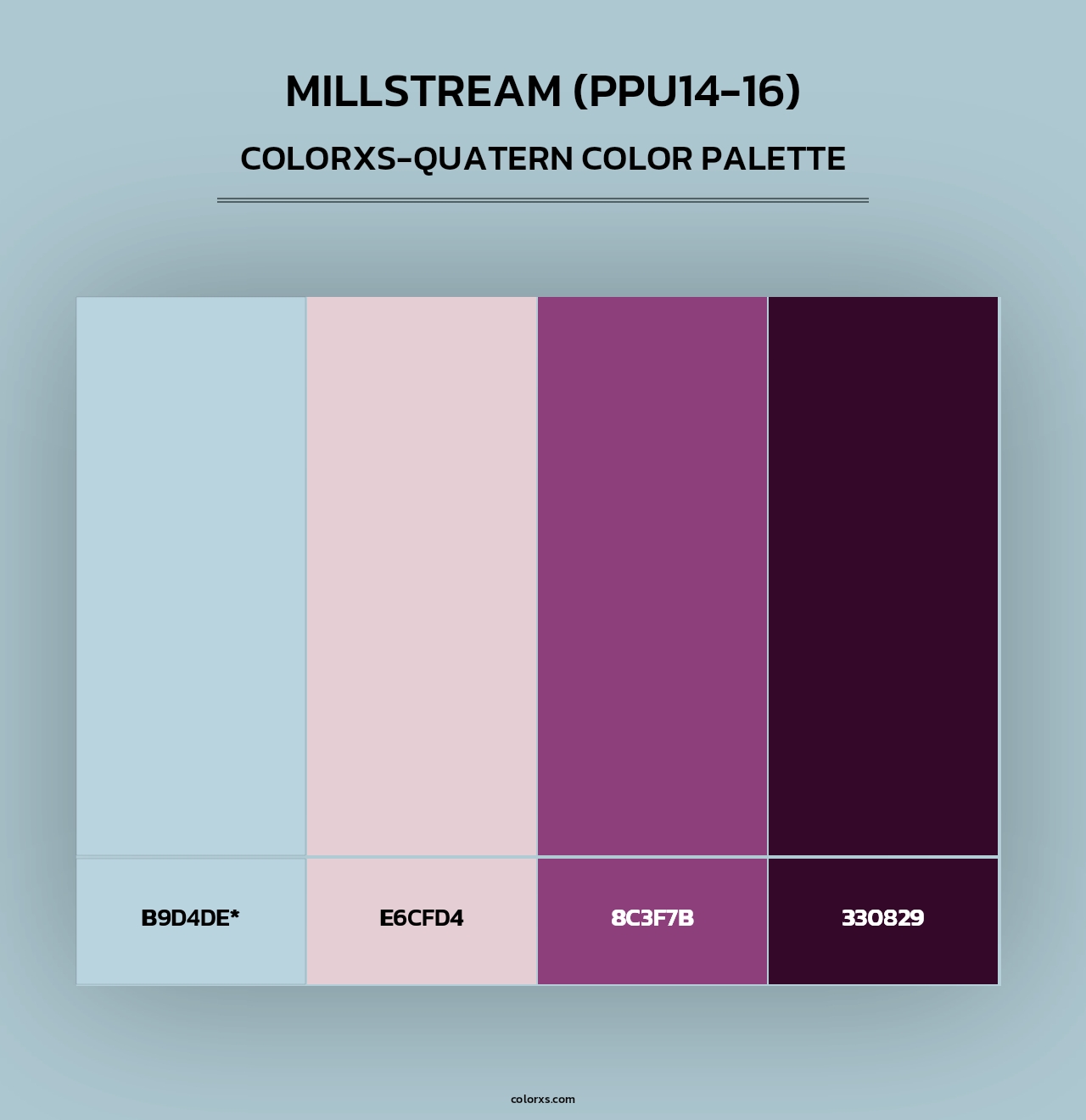 Millstream (PPU14-16) - Colorxs Quad Palette