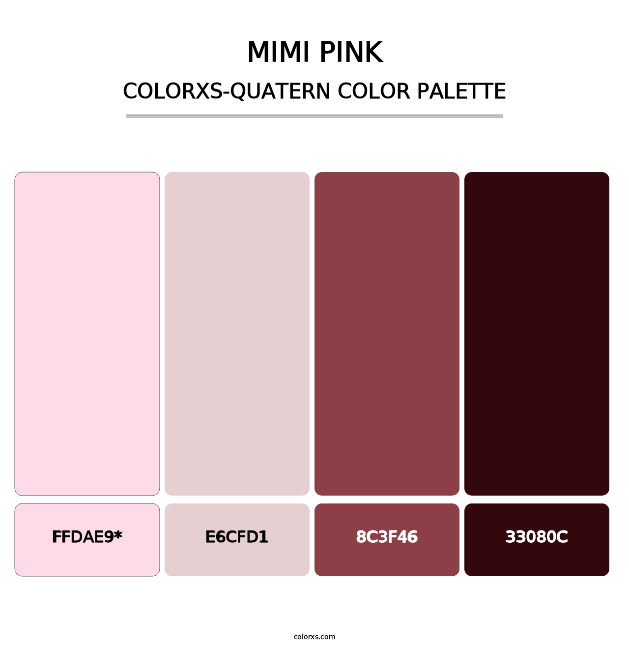 Mimi Pink - Colorxs Quatern Palette