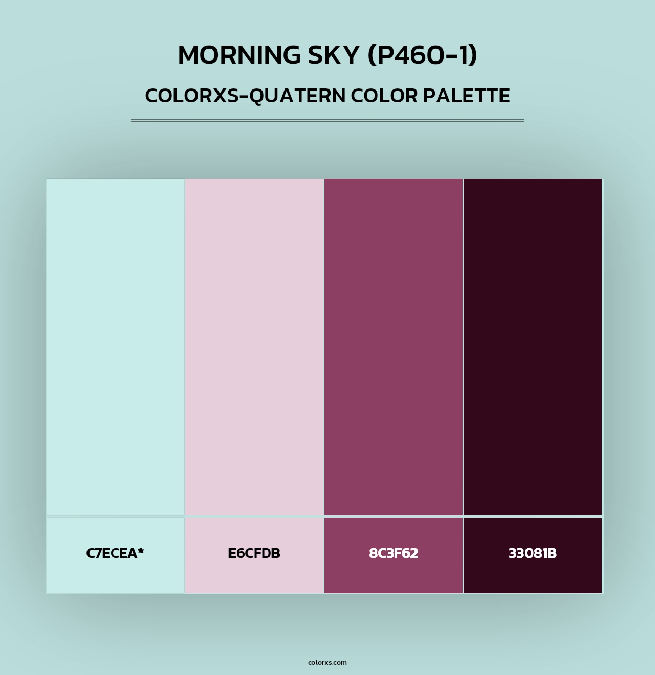 Morning Sky (P460-1) - Colorxs Quad Palette
