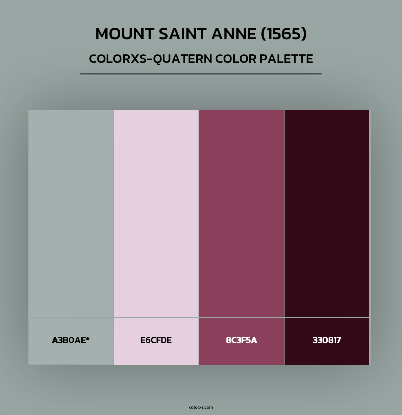 Mount Saint Anne (1565) - Colorxs Quad Palette