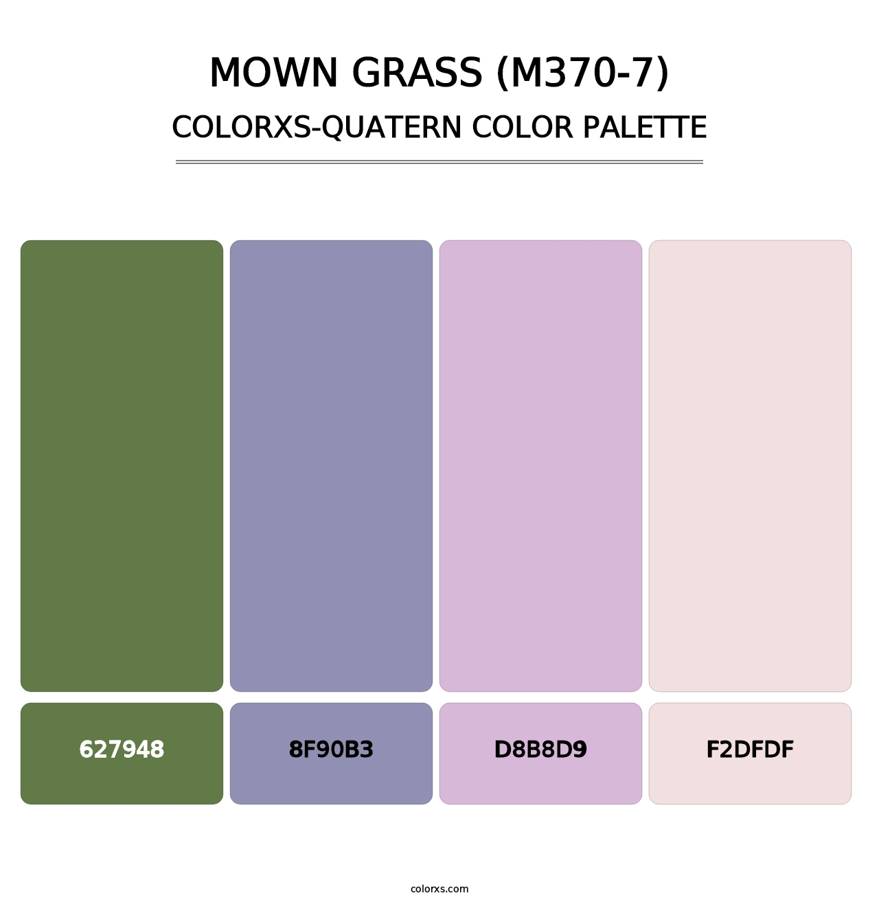 Mown Grass (M370-7) - Colorxs Quatern Palette