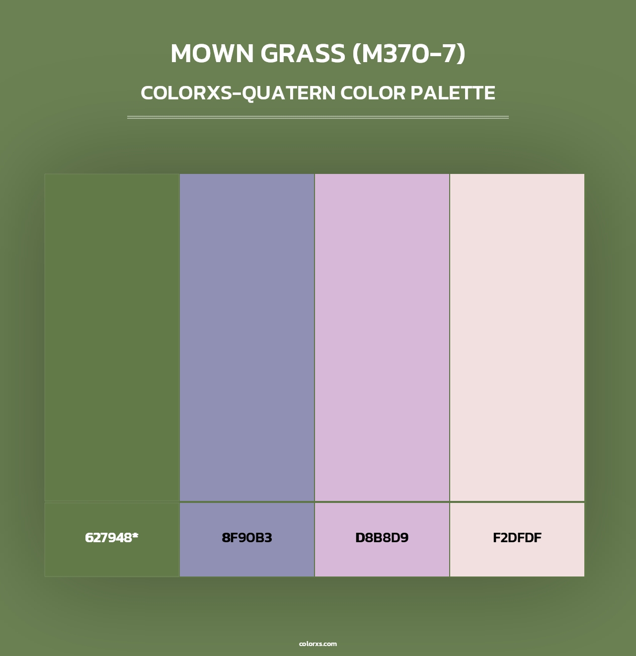 Mown Grass (M370-7) - Colorxs Quad Palette