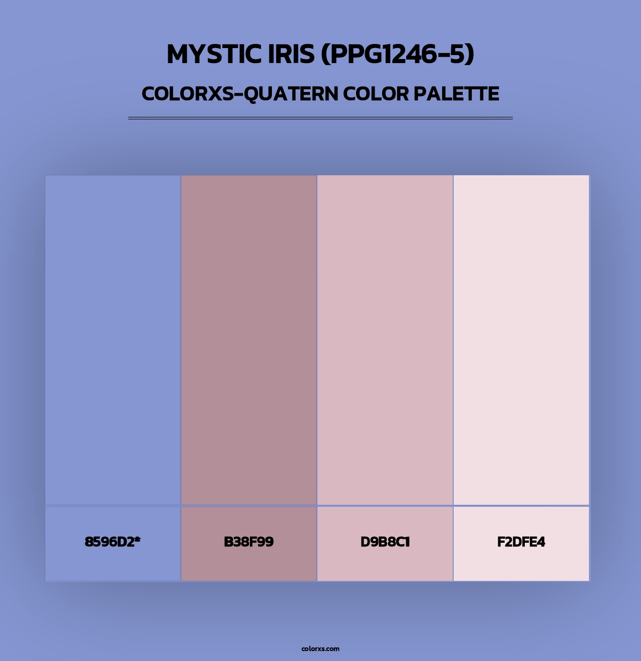 Mystic Iris (PPG1246-5) - Colorxs Quad Palette