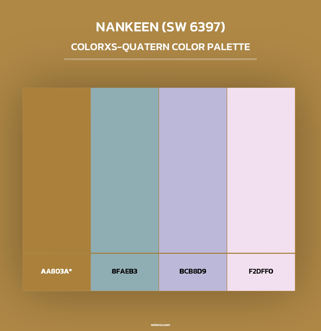 Nankeen (SW 6397) - Colorxs Quad Palette