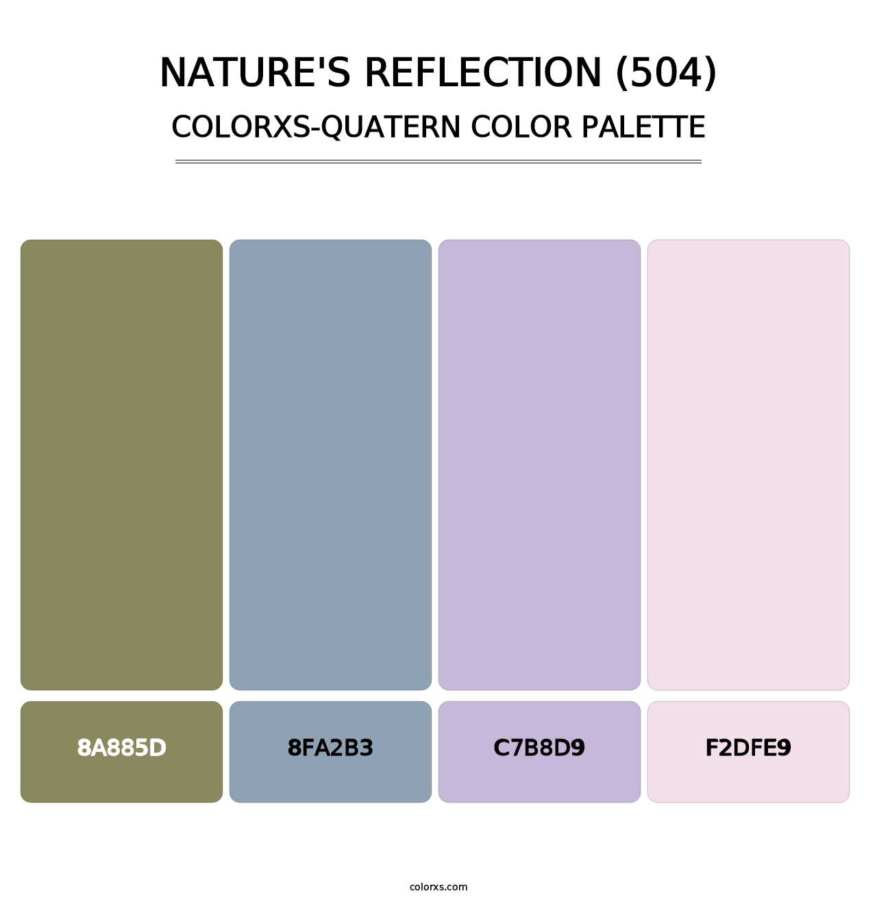 Nature's Reflection (504) - Colorxs Quatern Palette