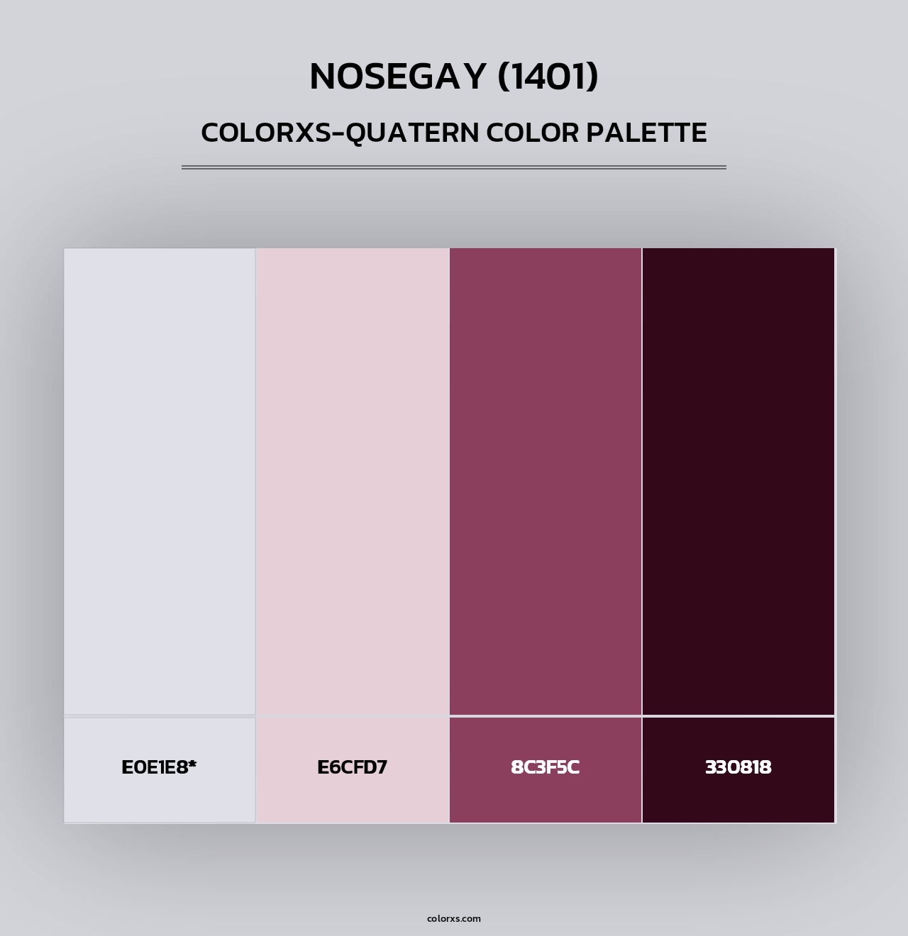 Nosegay (1401) - Colorxs Quad Palette
