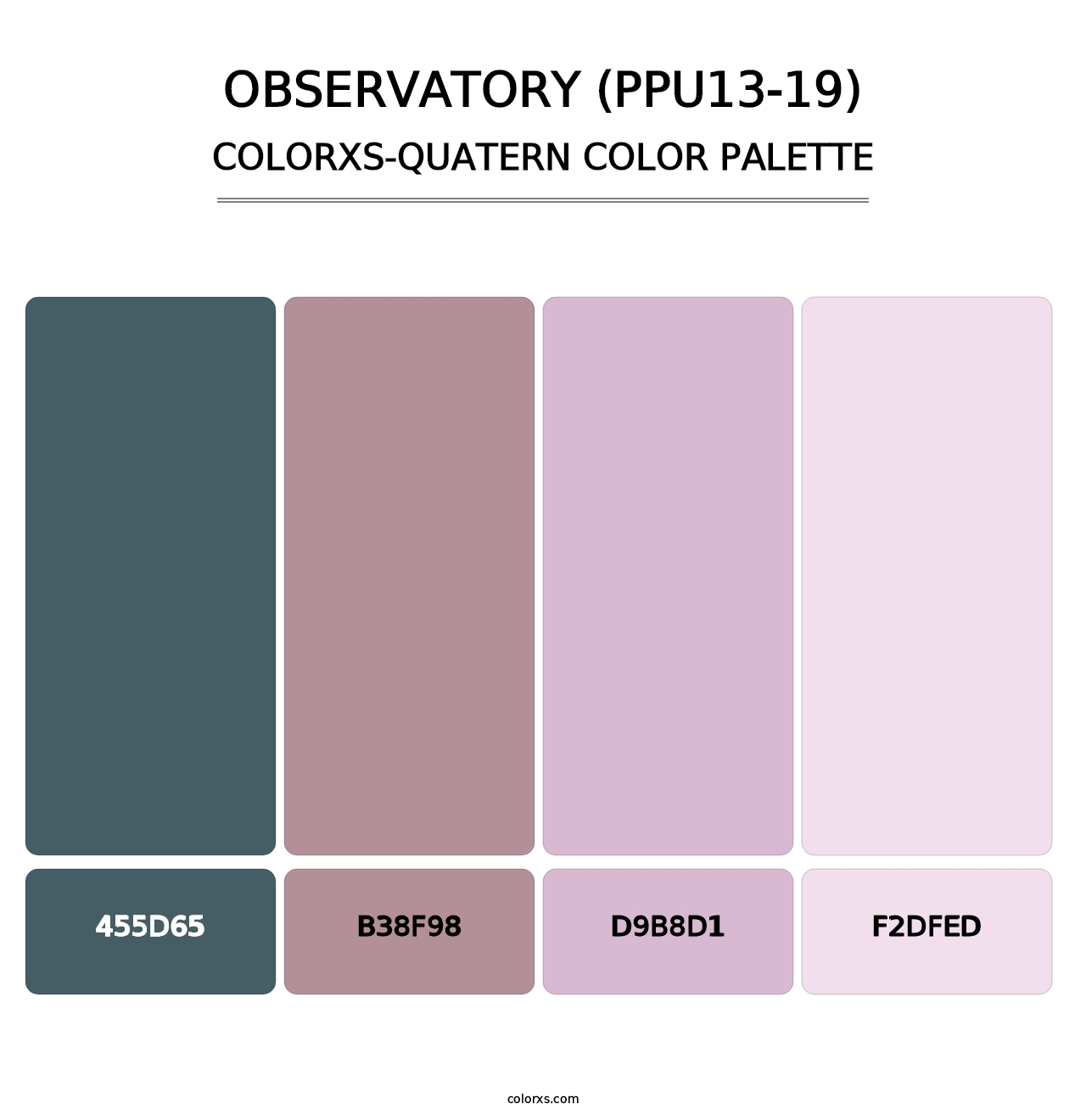 Observatory (PPU13-19) - Colorxs Quatern Palette