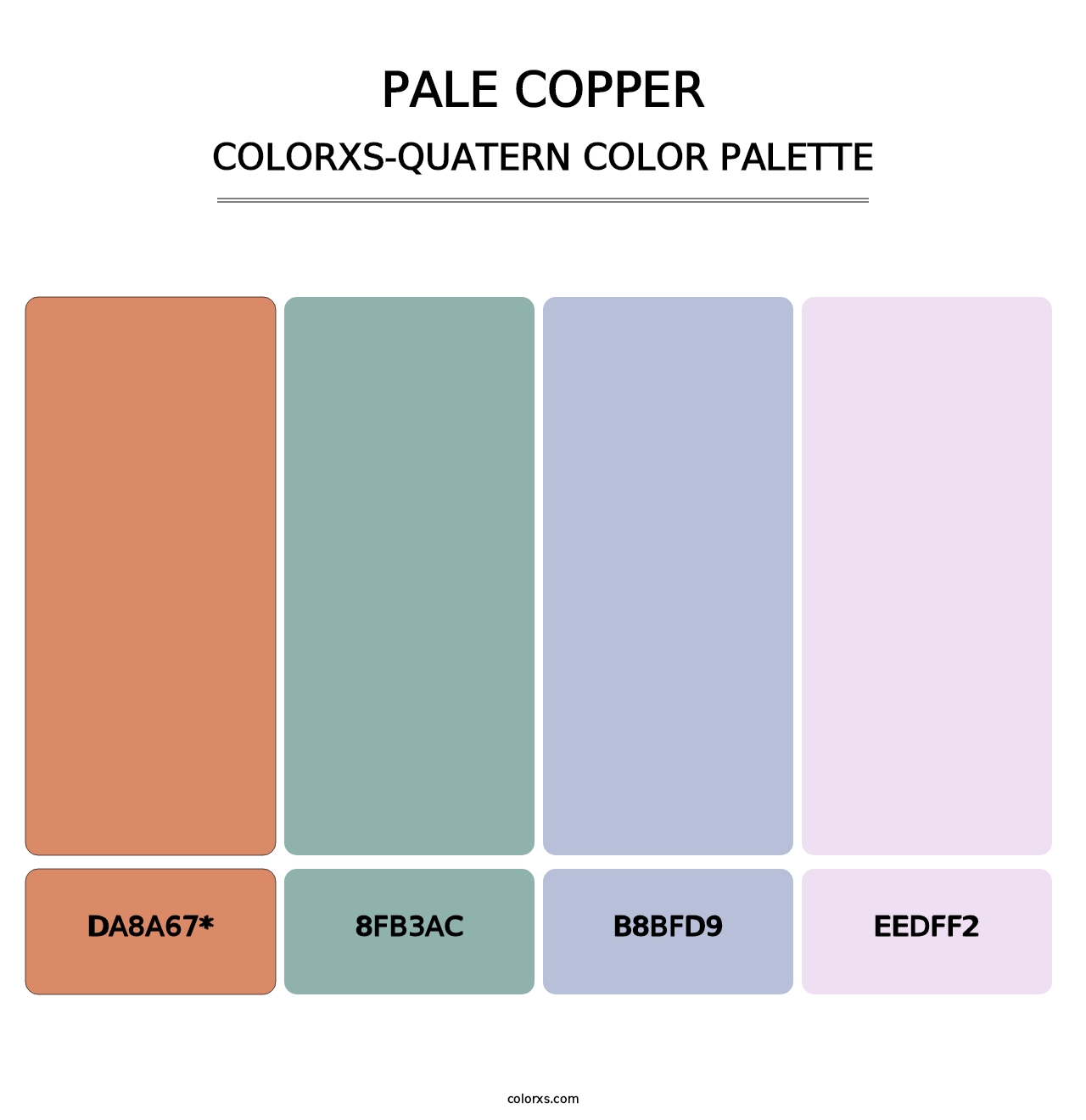 Pale Copper - Colorxs Quatern Palette