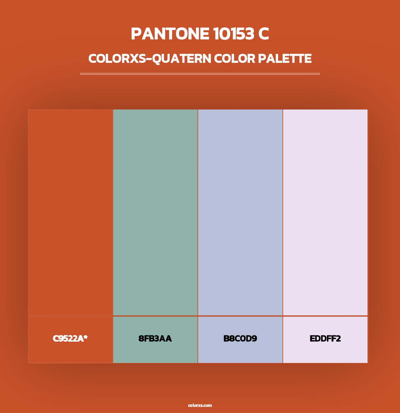 PANTONE 10153 C - Colorxs Quad Palette