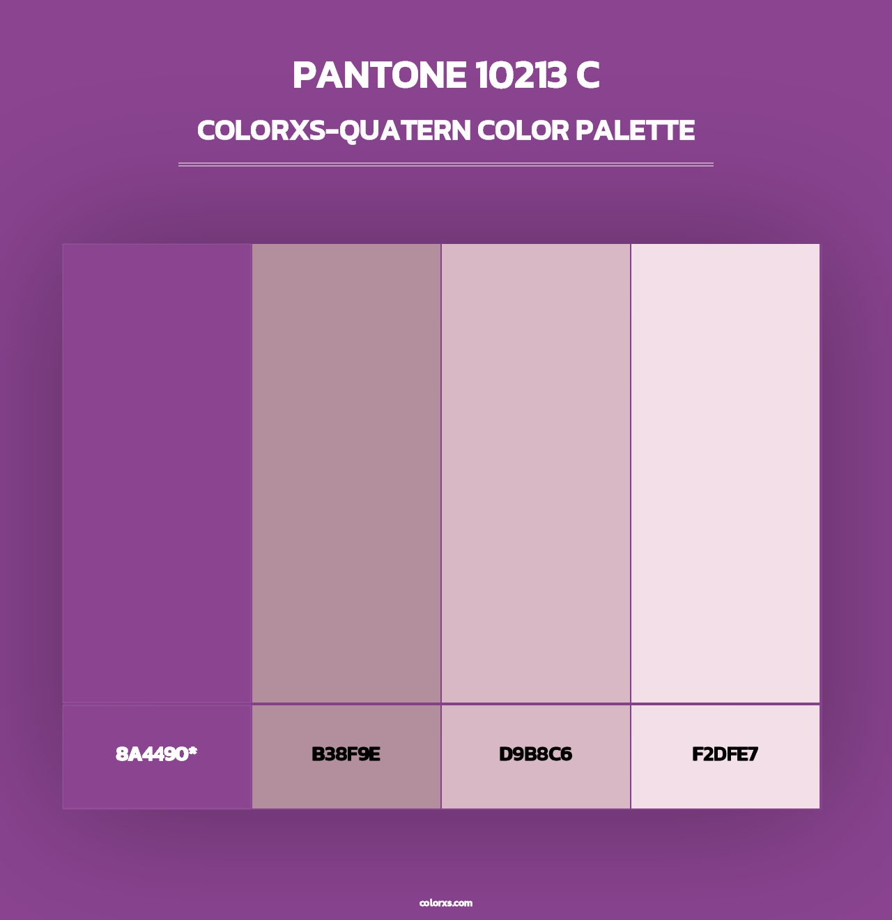 PANTONE 10213 C - Colorxs Quad Palette