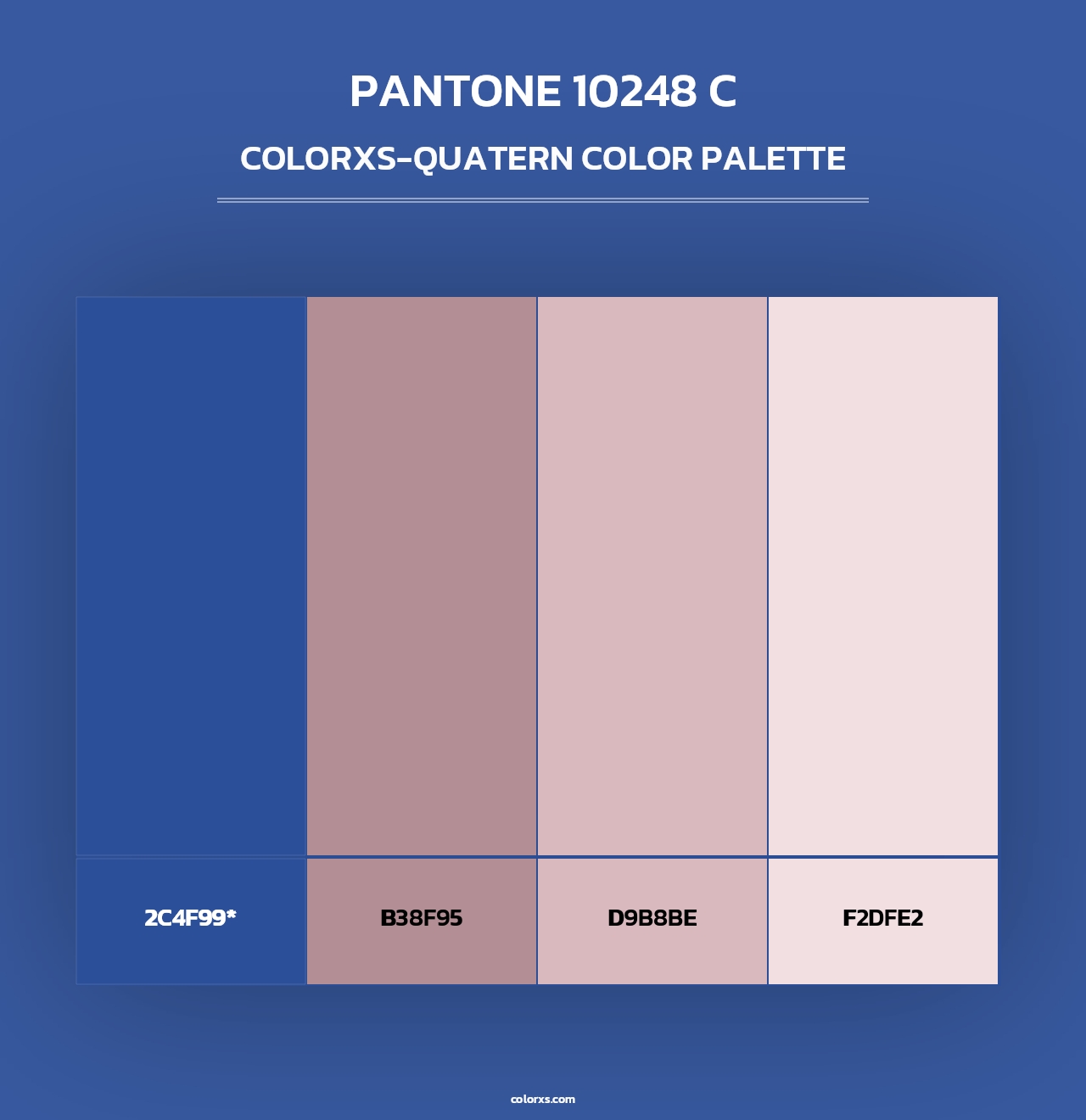 PANTONE 10248 C - Colorxs Quad Palette