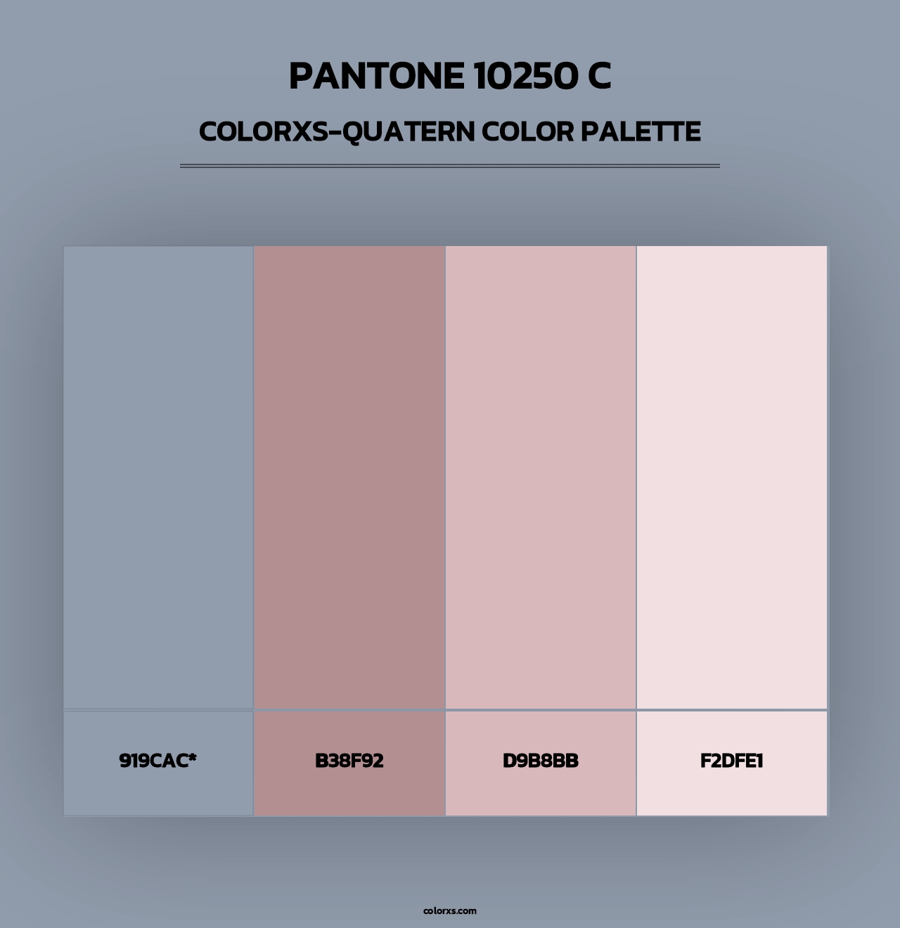 PANTONE 10250 C - Colorxs Quad Palette