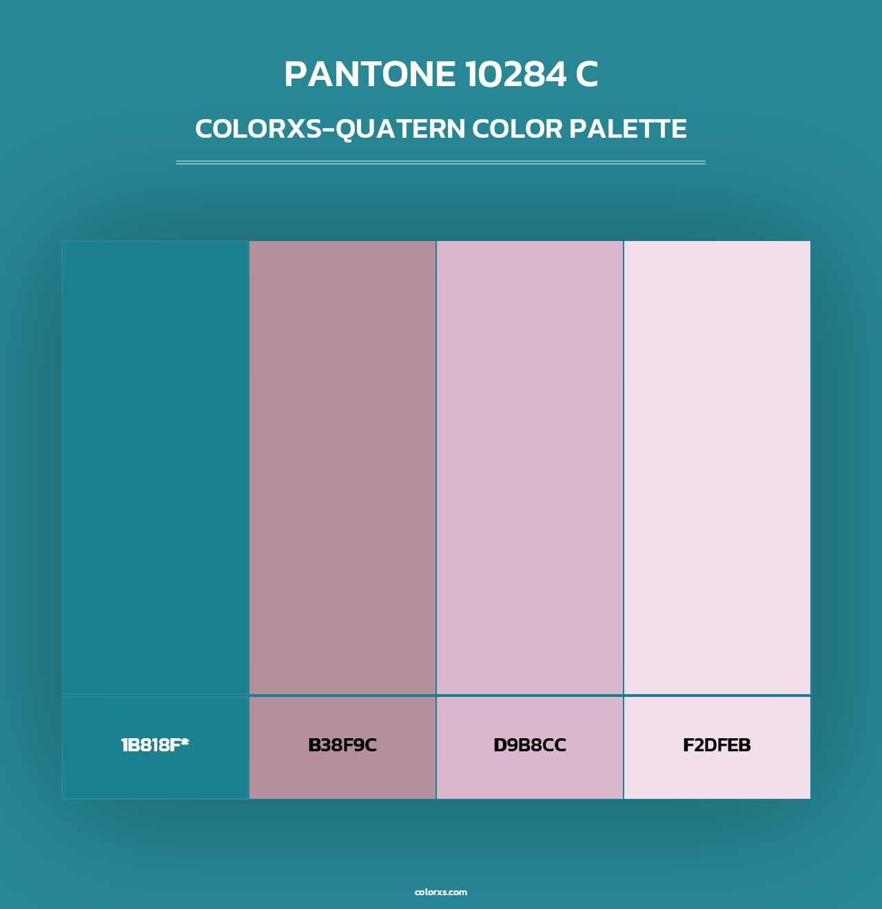 PANTONE 10284 C - Colorxs Quad Palette