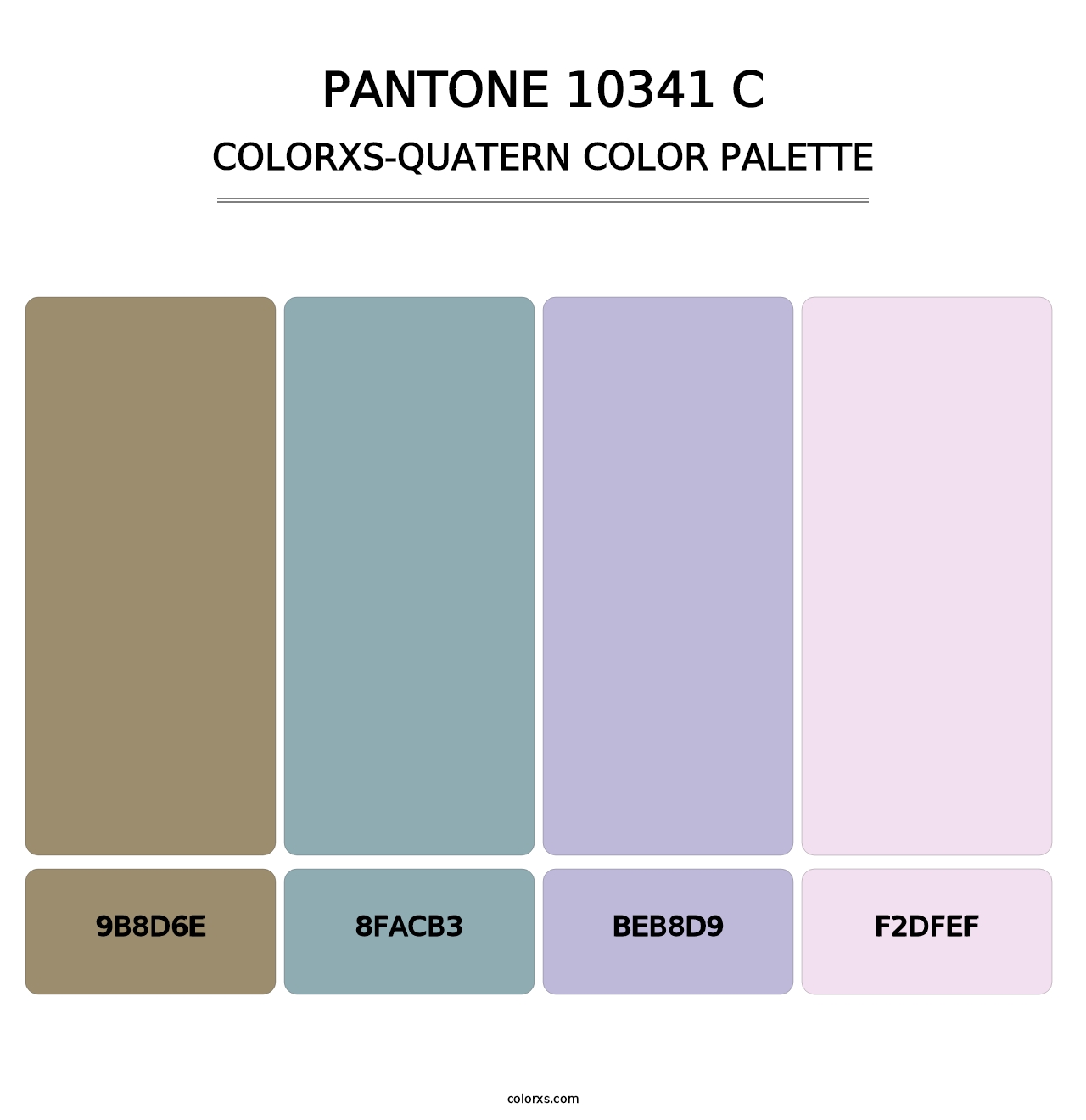 PANTONE 10341 C - Colorxs Quatern Palette