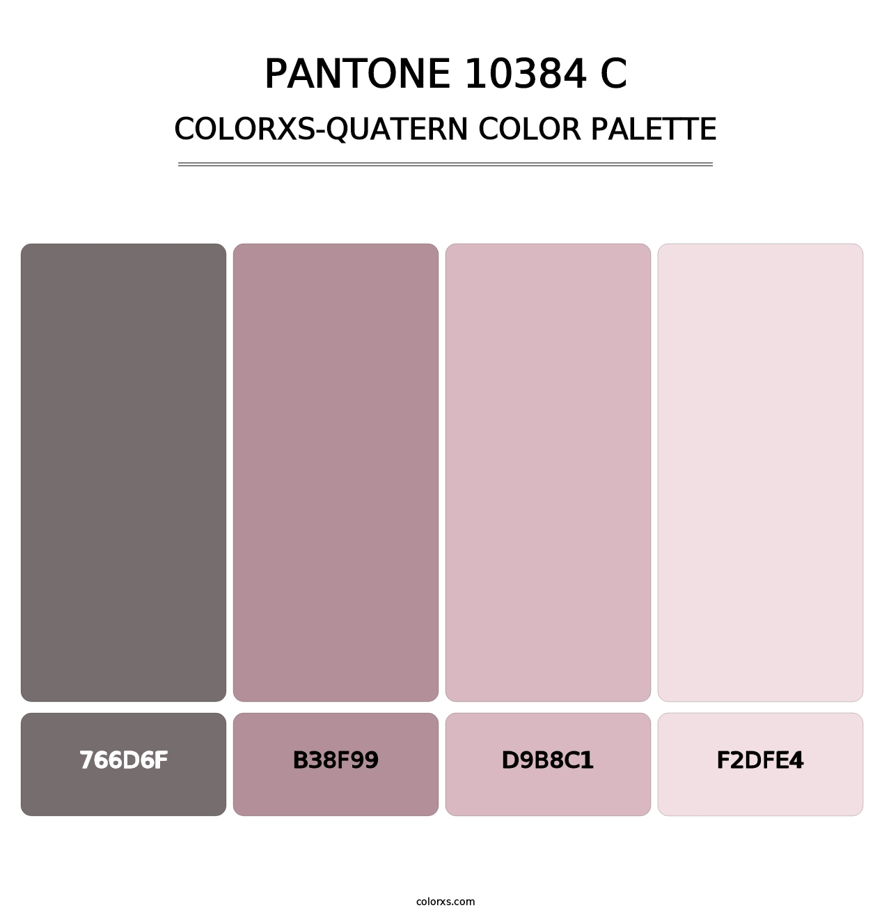 PANTONE 10384 C - Colorxs Quatern Palette