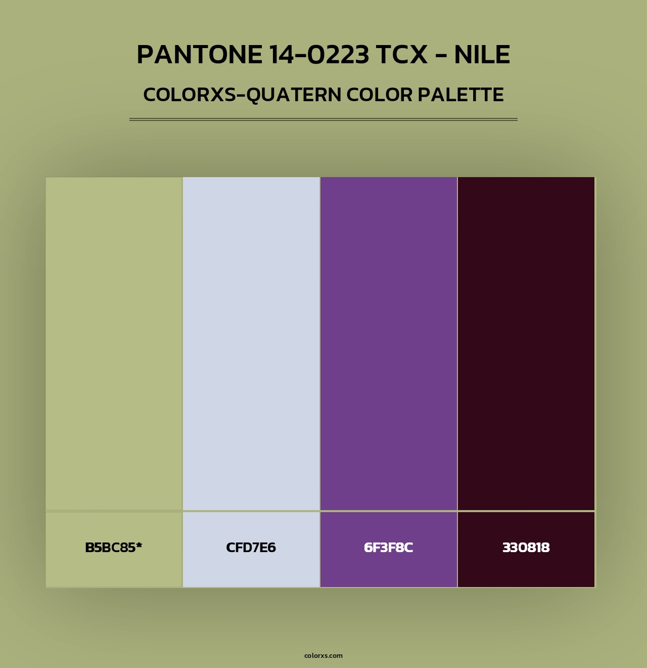 PANTONE 14-0223 TCX - Nile - Colorxs Quad Palette
