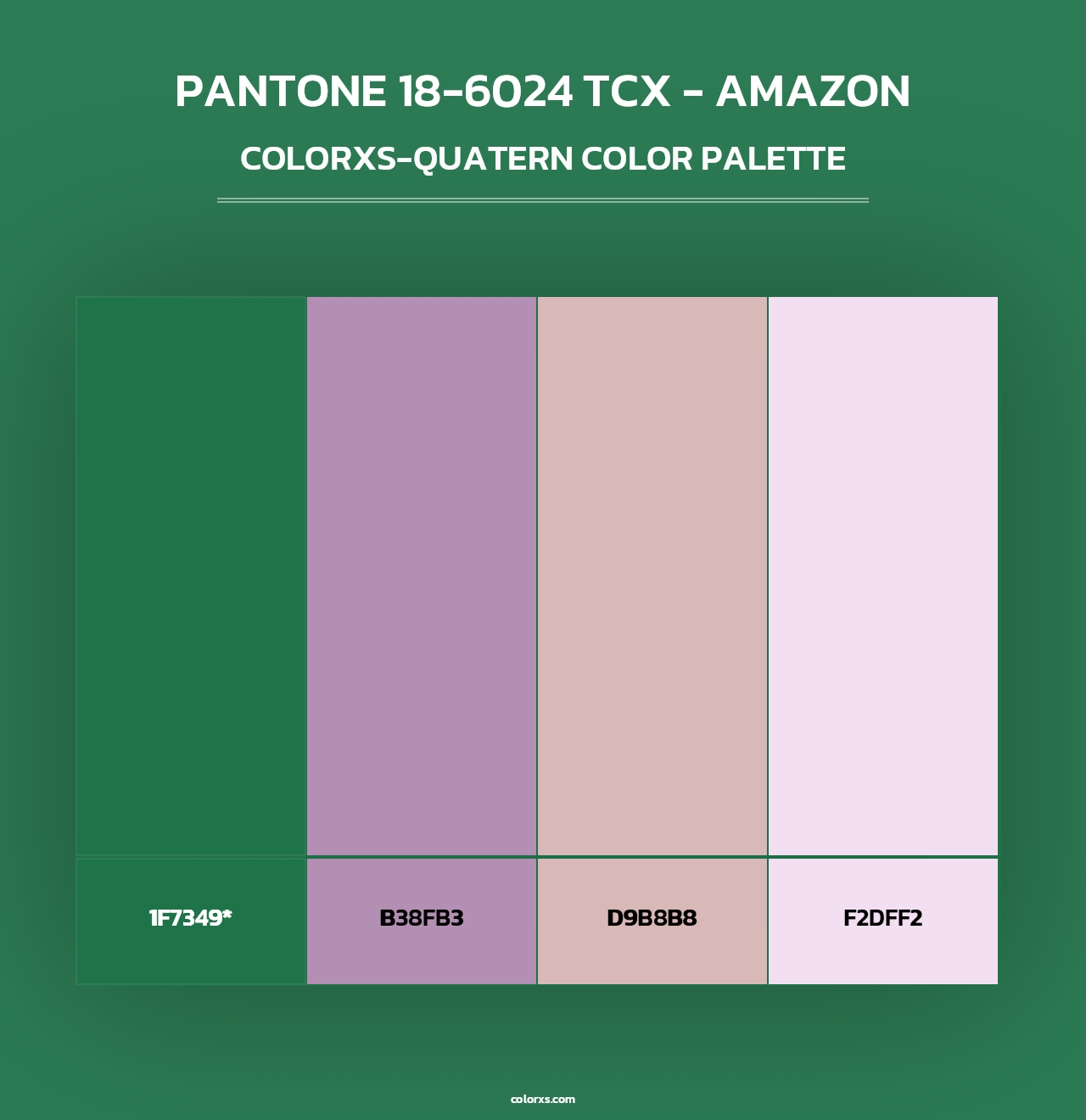 PANTONE 18-6024 TCX - Amazon - Colorxs Quad Palette