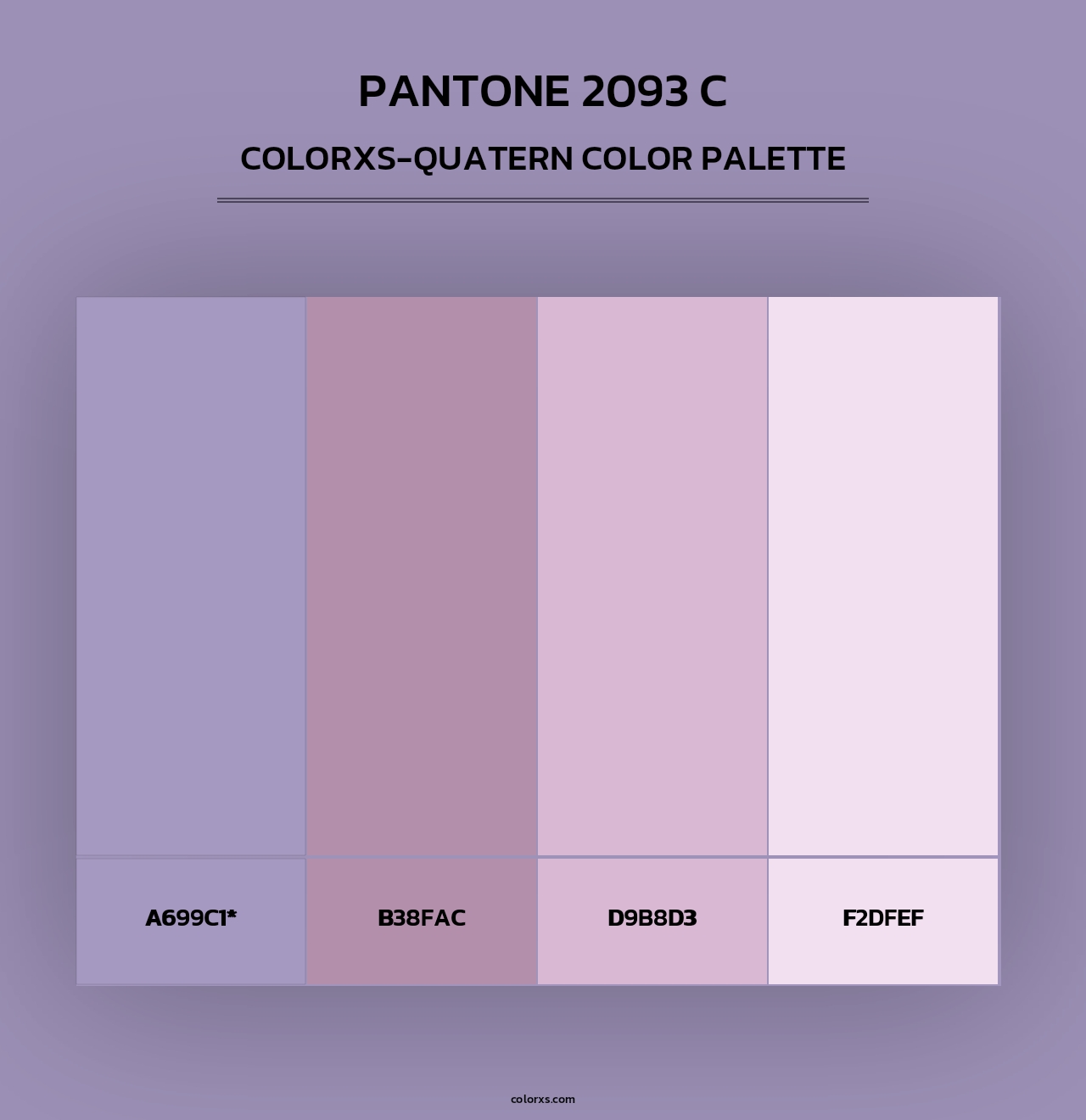 PANTONE 2093 C - Colorxs Quad Palette