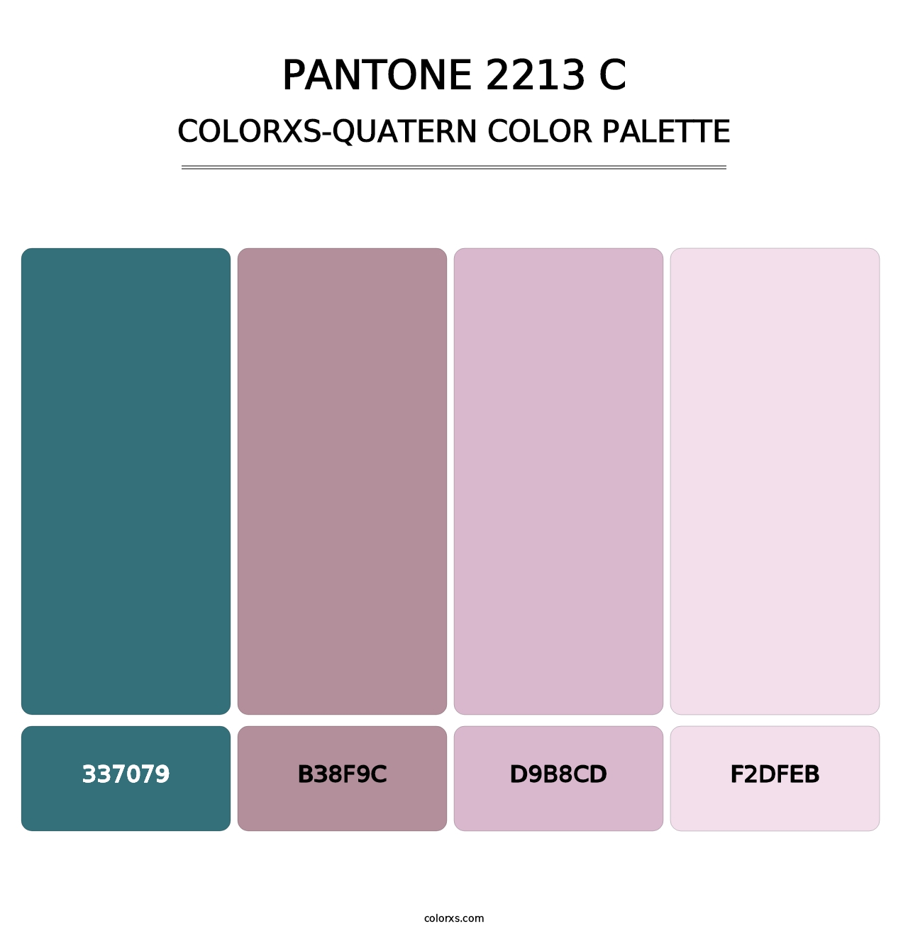 PANTONE 2213 C - Colorxs Quatern Palette
