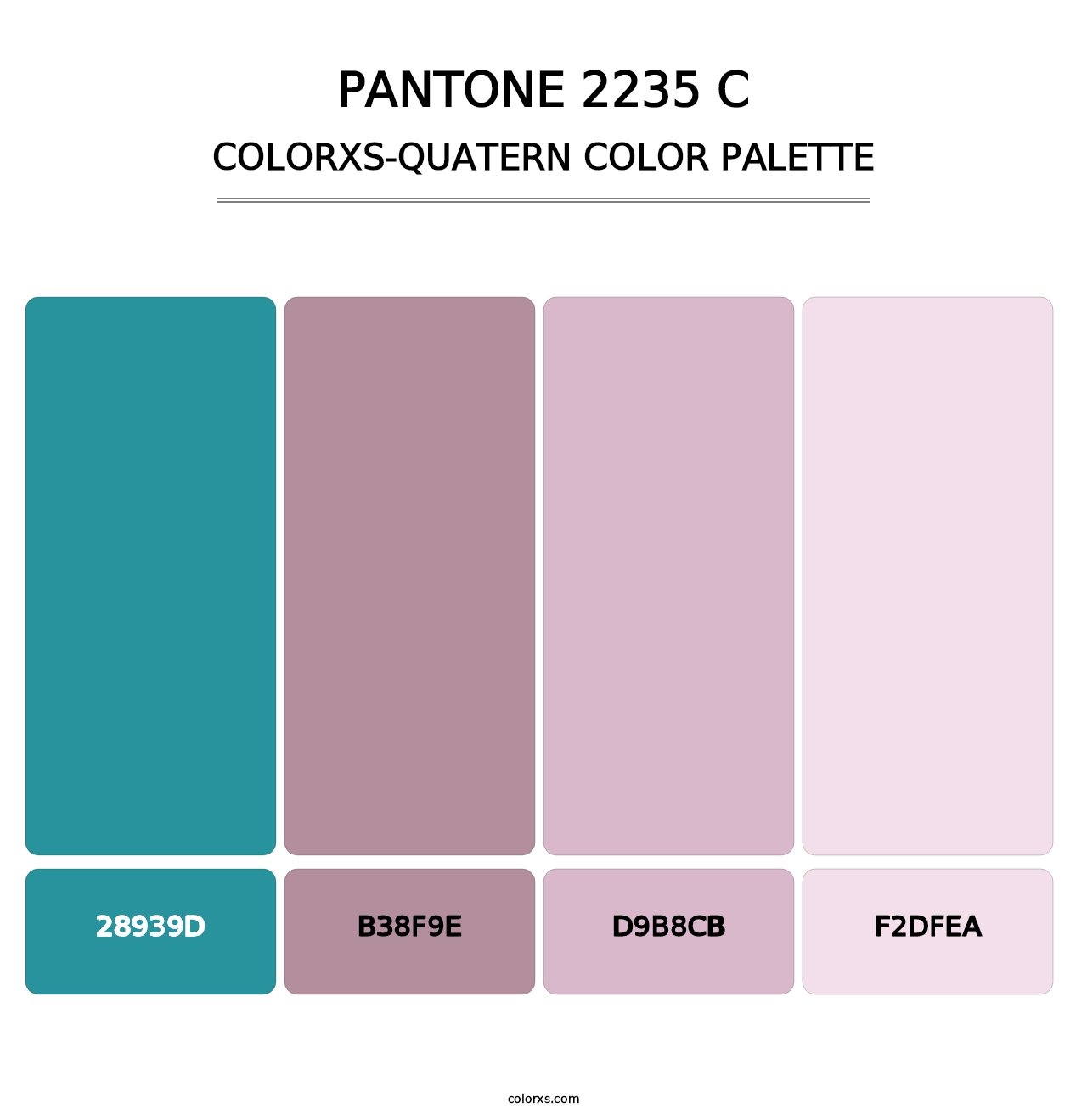 PANTONE 2235 C - Colorxs Quatern Palette