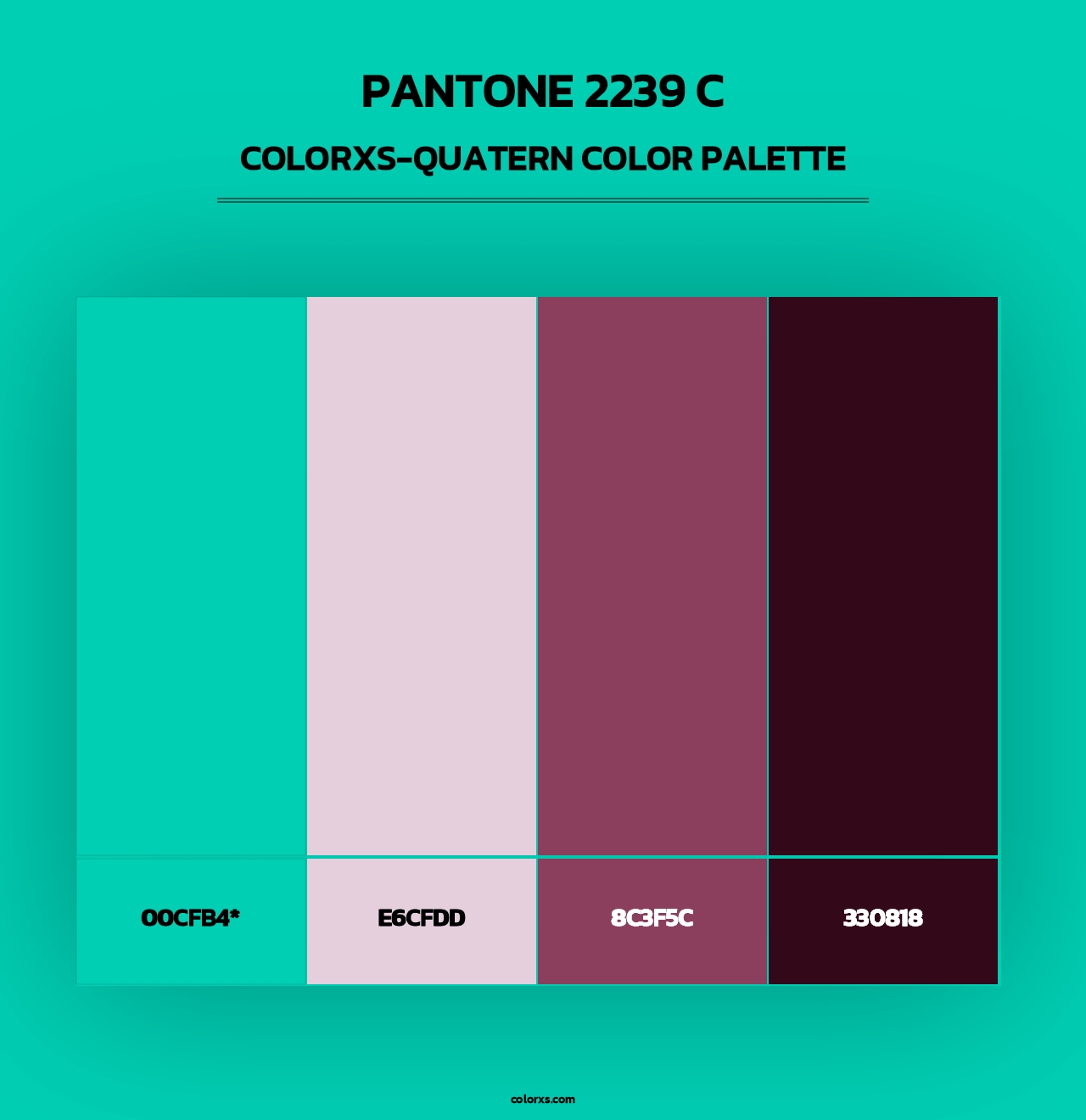 PANTONE 2239 C - Colorxs Quad Palette