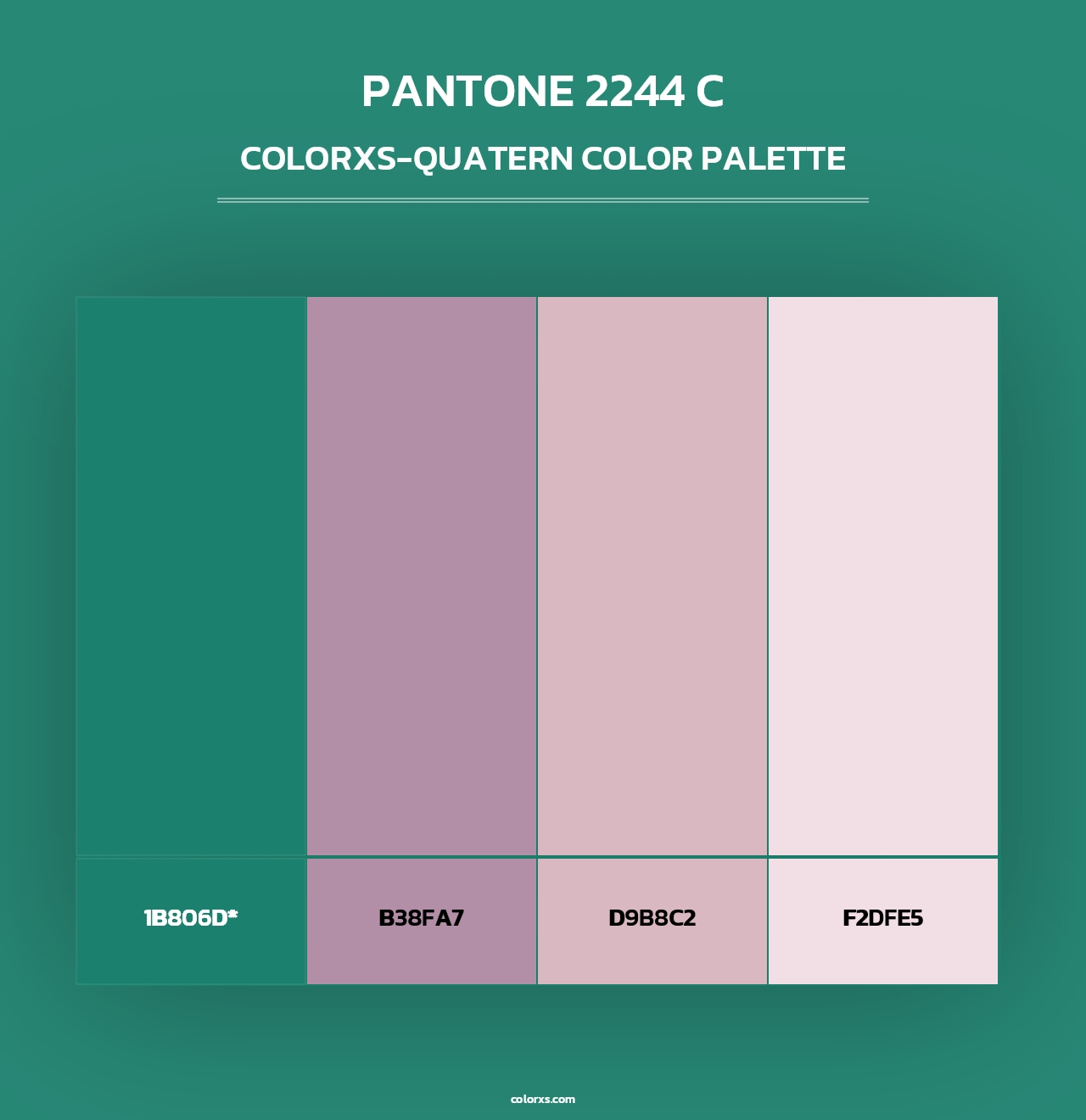 PANTONE 2244 C - Colorxs Quad Palette