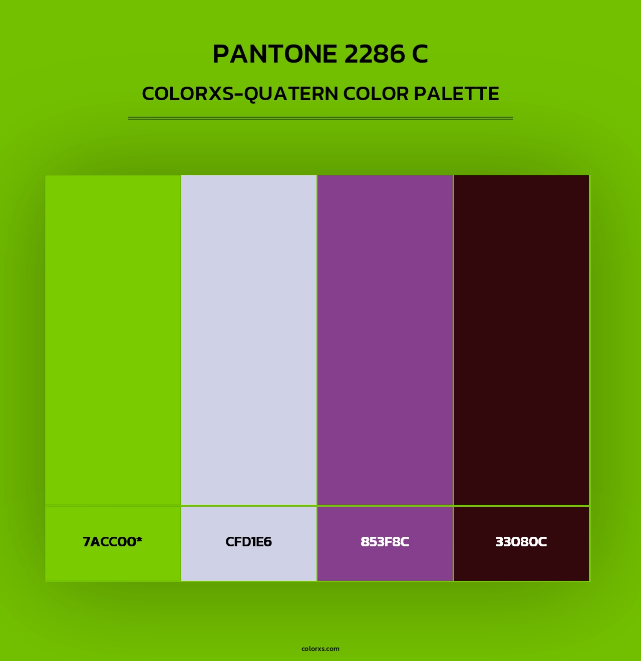 PANTONE 2286 C - Colorxs Quad Palette