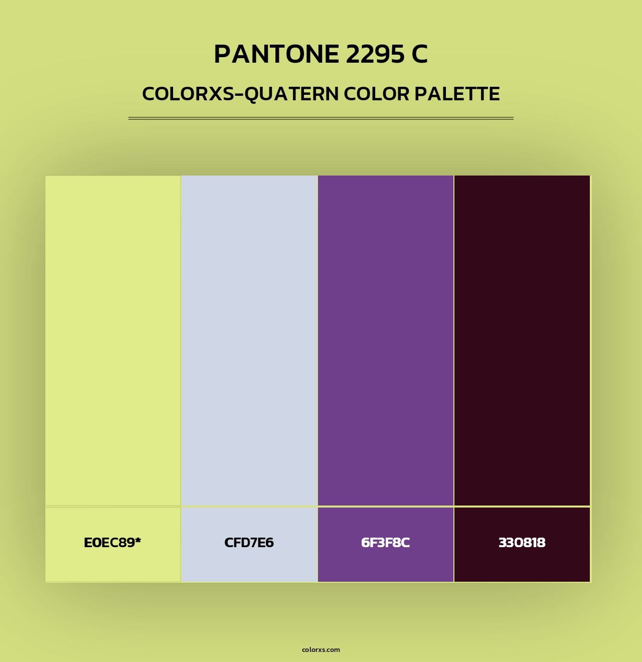 PANTONE 2295 C - Colorxs Quad Palette