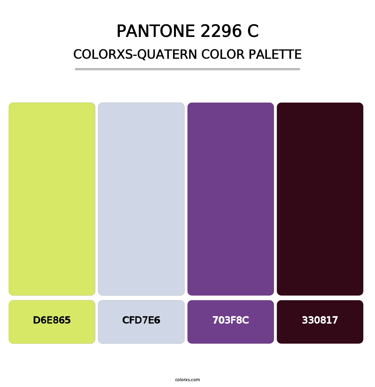 PANTONE 2296 C - Colorxs Quatern Palette