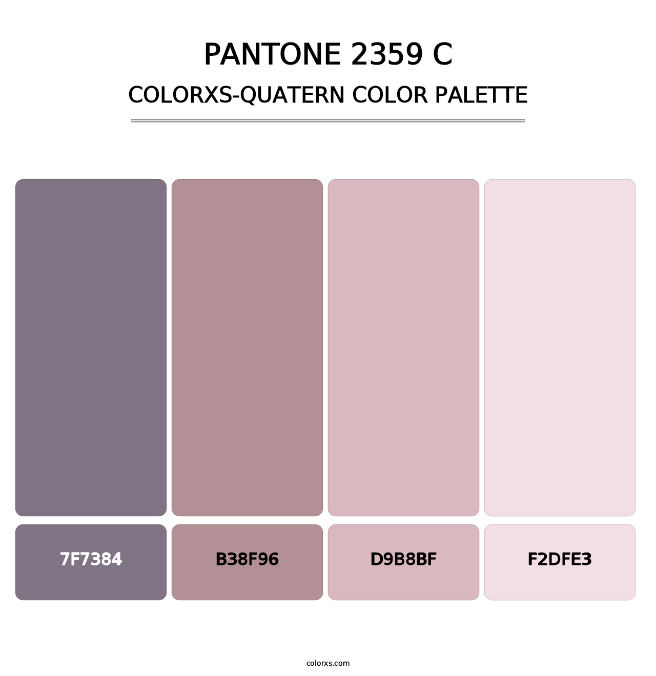 PANTONE 2359 C - Colorxs Quatern Palette