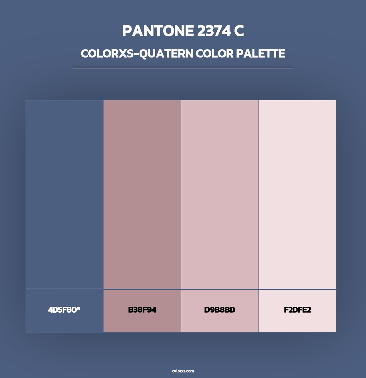 PANTONE 2374 C - Colorxs Quad Palette