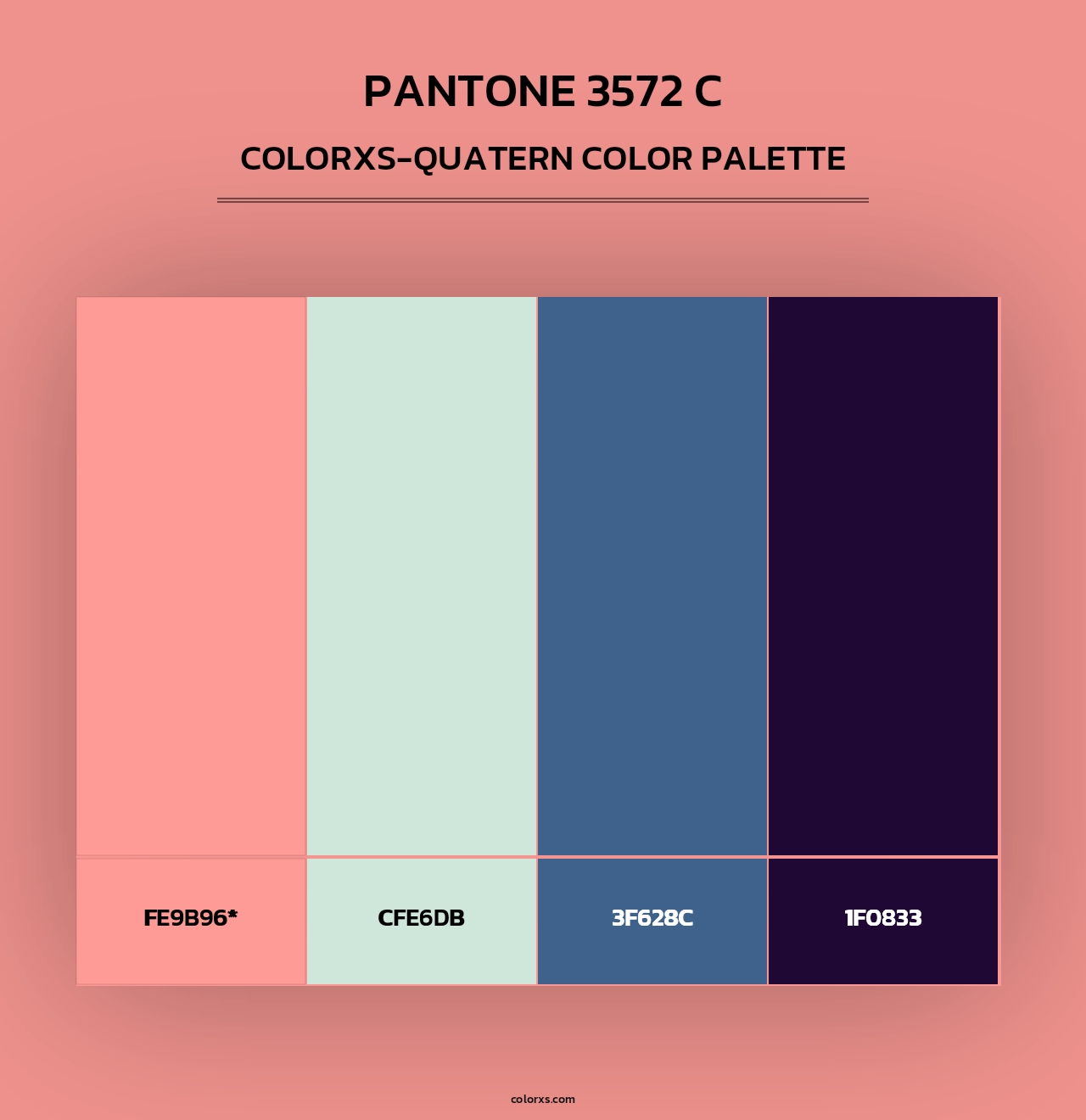 PANTONE 3572 C - Colorxs Quad Palette