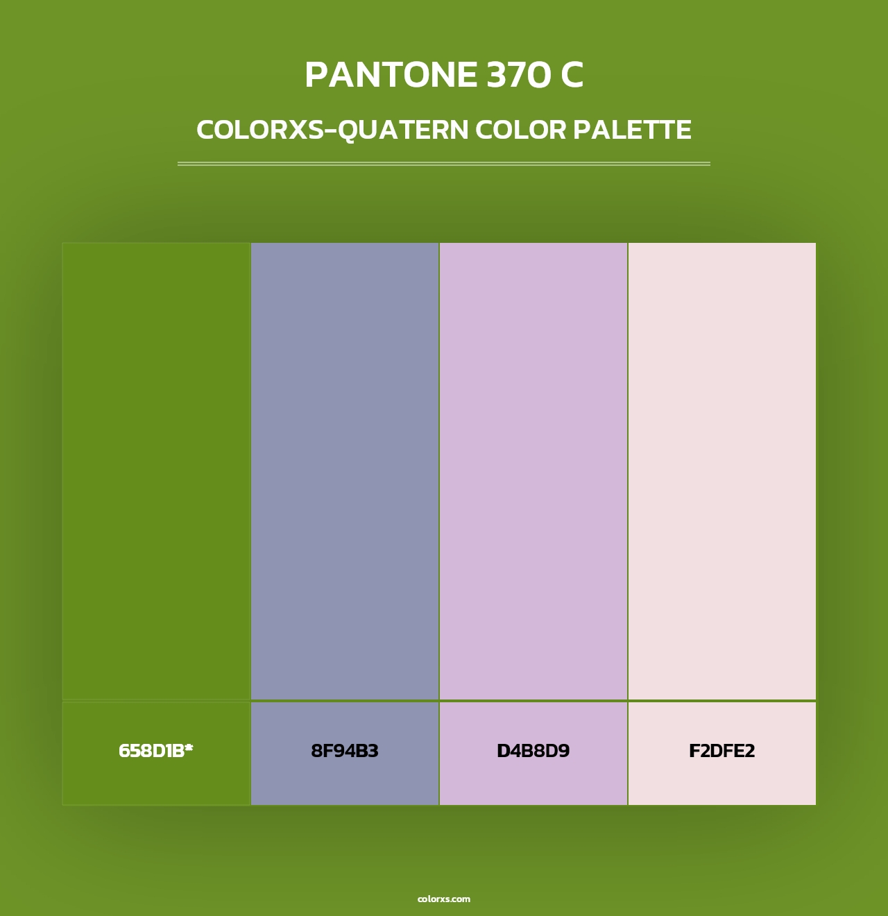 PANTONE 370 C - Colorxs Quad Palette