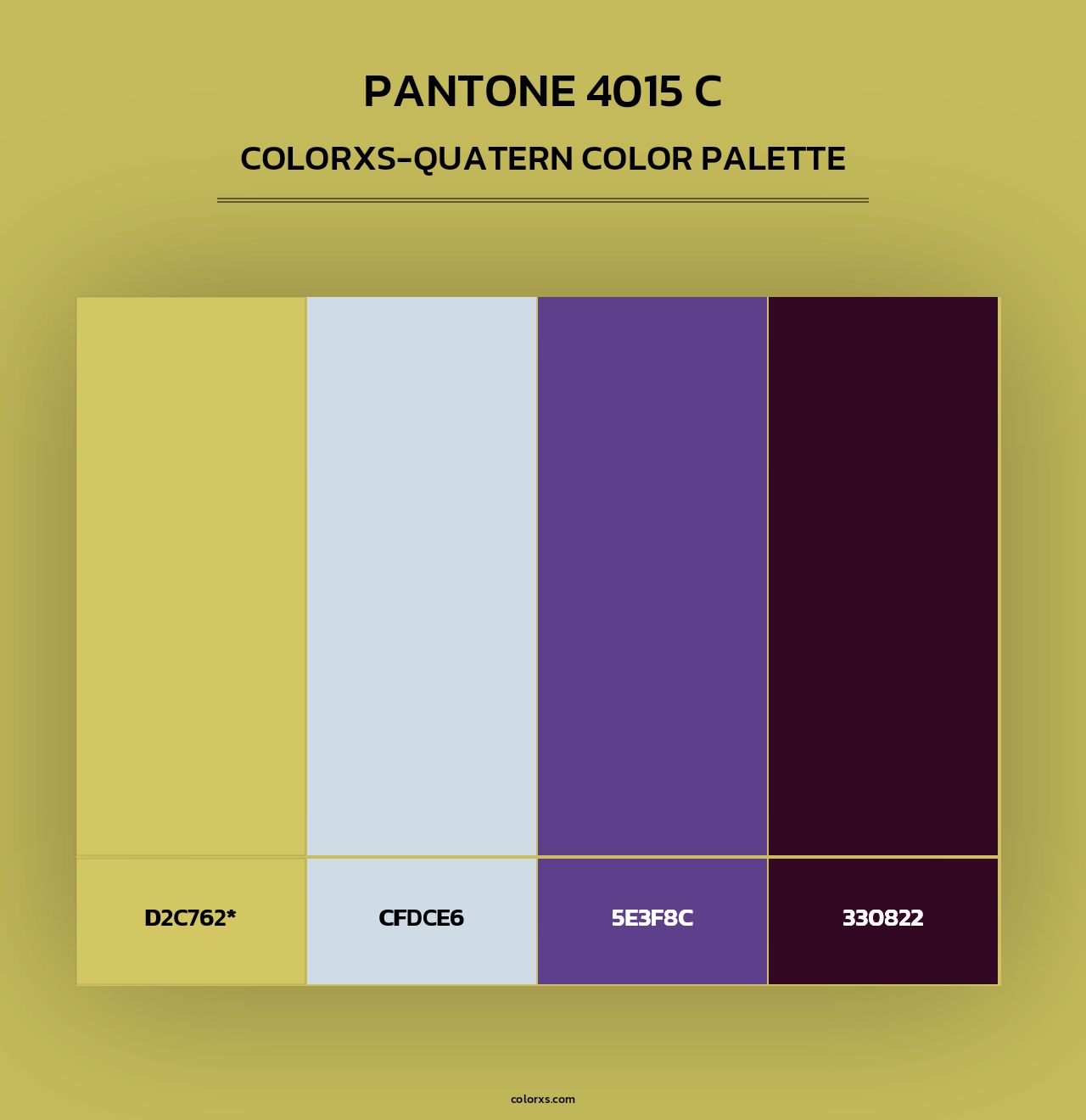PANTONE 4015 C - Colorxs Quad Palette