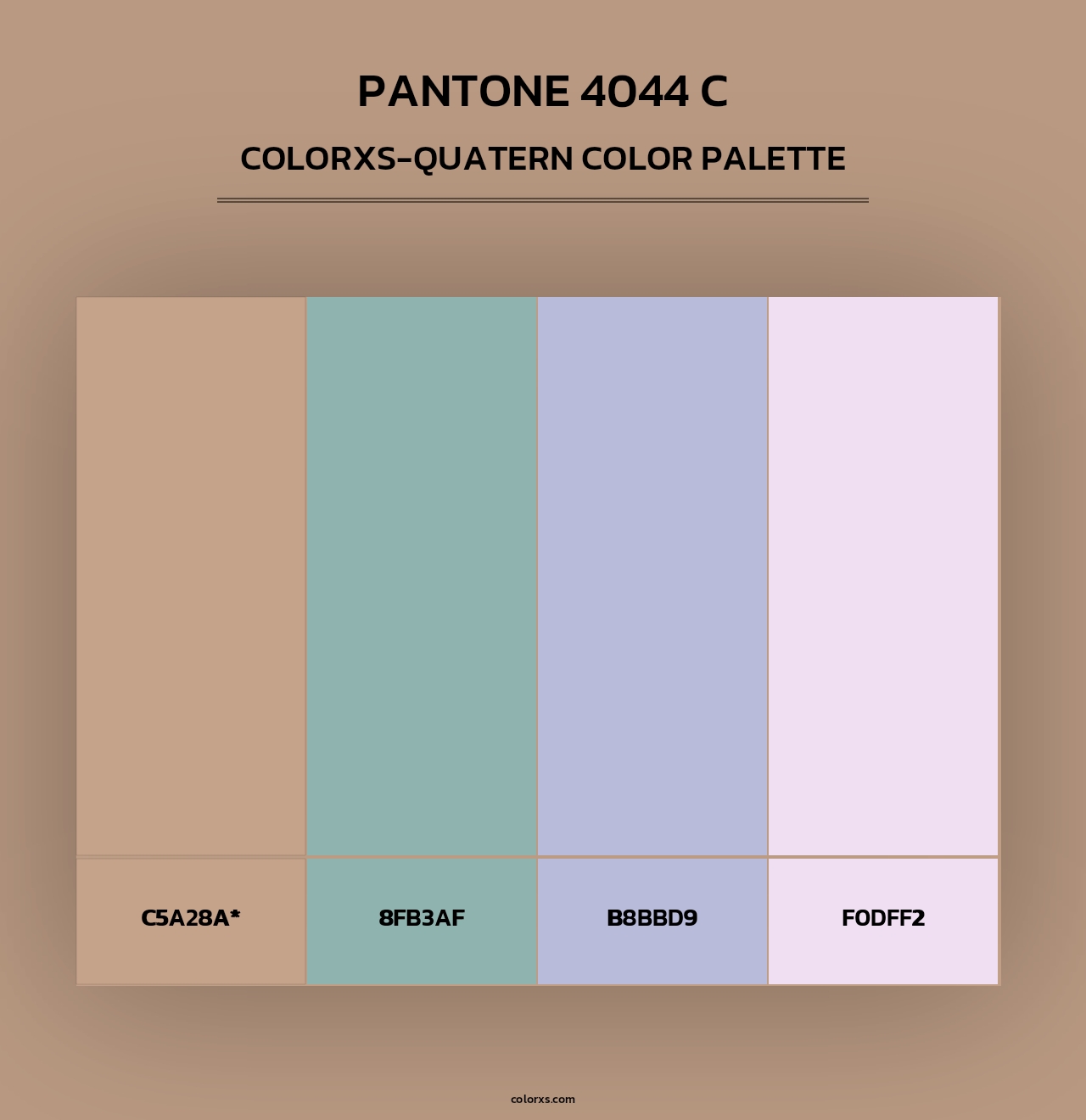 PANTONE 4044 C - Colorxs Quad Palette
